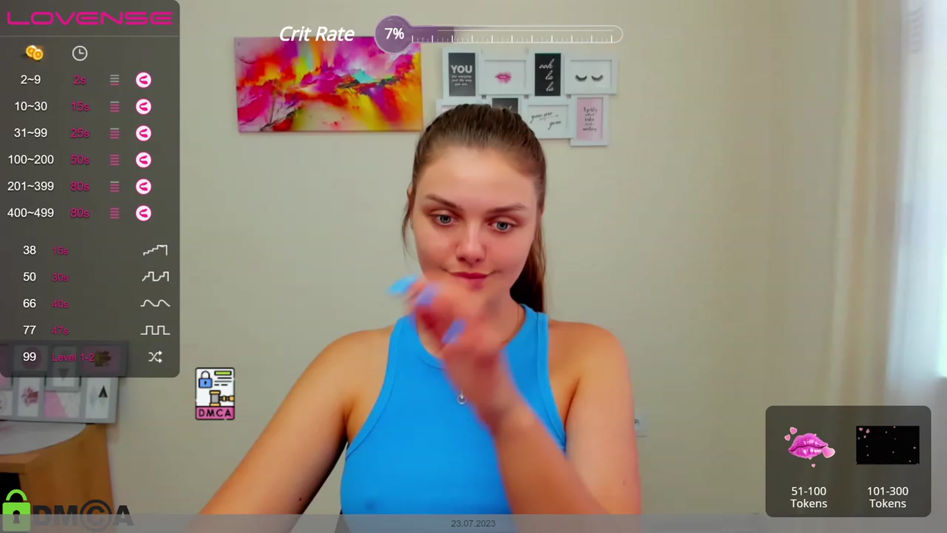 Gallery image thumbnail from Babe_golden's myfreecams stream on, 07/23/2023, 10:37 image 16 of 20