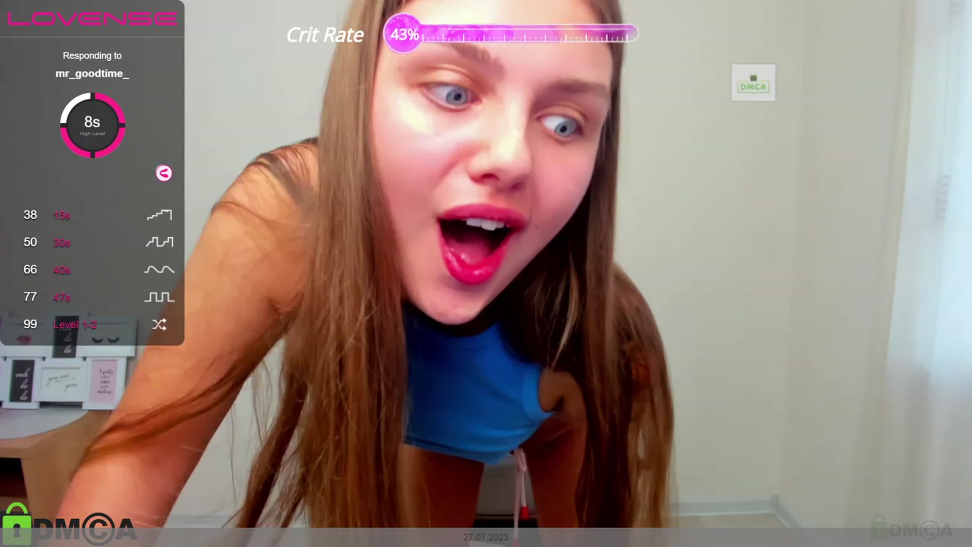 Gallery image thumbnail from Babe_golden's myfreecams stream on, 07/27/2023, 16:59 image 18 of 20