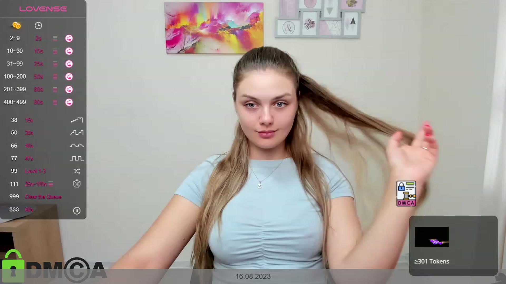 Gallery image thumbnail from Babe_golden's myfreecams stream on, 08/16/2023, 15:04 image 18 of 20