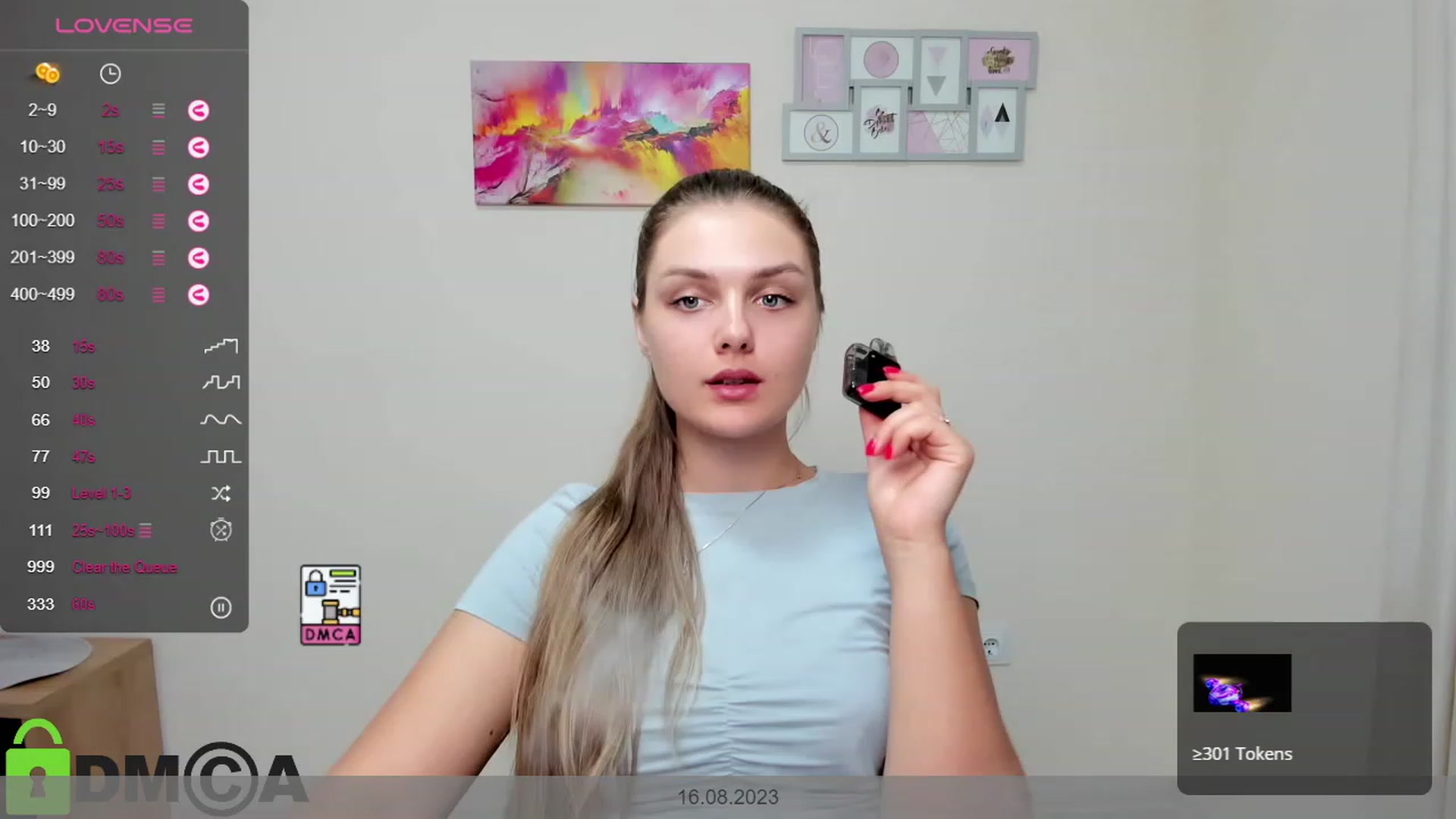 Gallery image thumbnail from Babe_golden's myfreecams stream on, 08/16/2023, 17:09 image 13 of 20