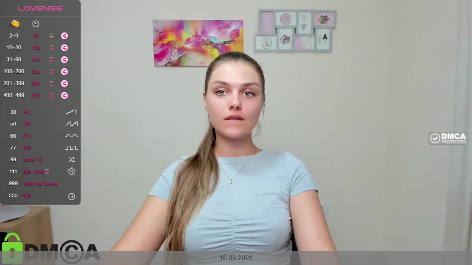 Gallery image thumbnail from Babe_golden's myfreecams stream on, 08/16/2023, 17:09 image 4 of 20