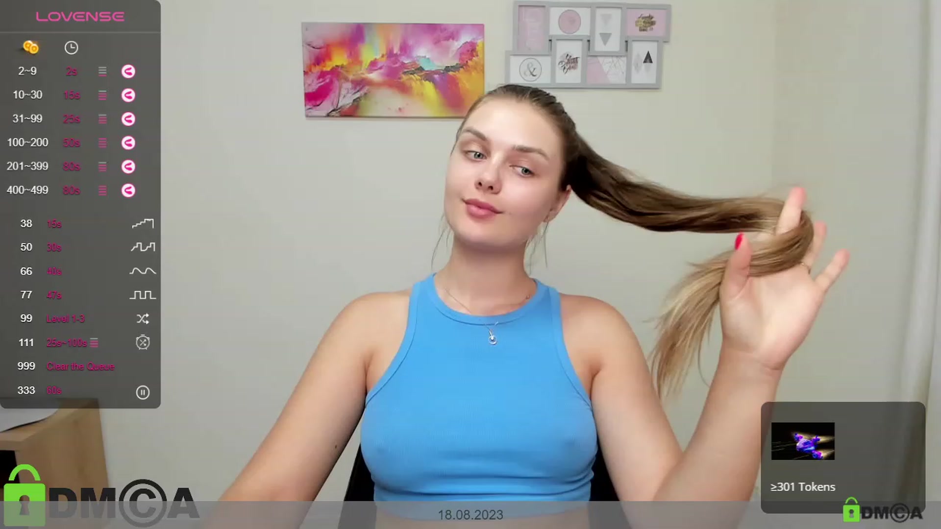 Gallery image thumbnail from Babe_golden's myfreecams stream on, 08/18/2023, 17:20 image 13 of 20