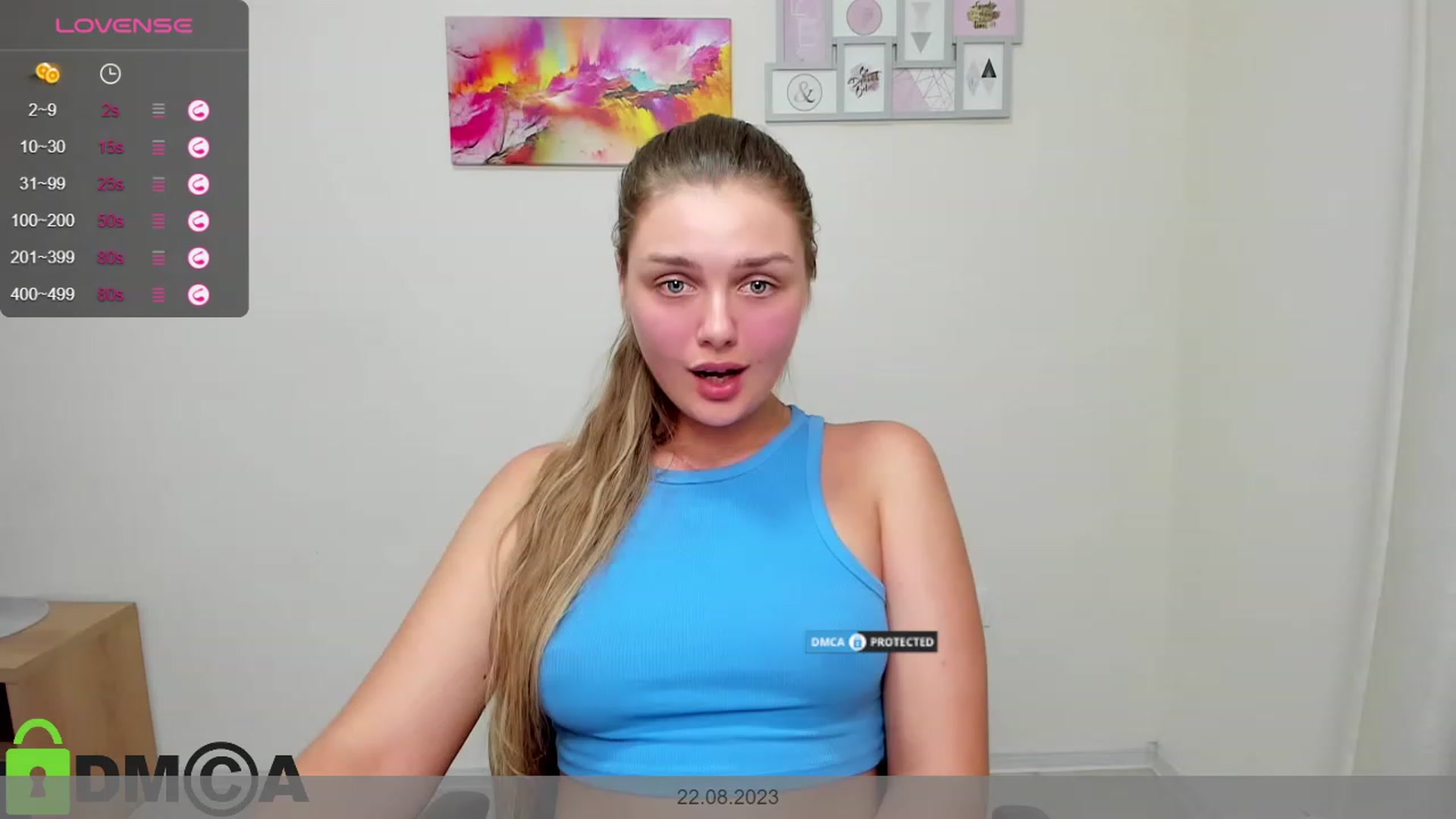 Gallery image thumbnail from Babe_golden's myfreecams stream on, 08/22/2023, 18:55 image 20 of 20