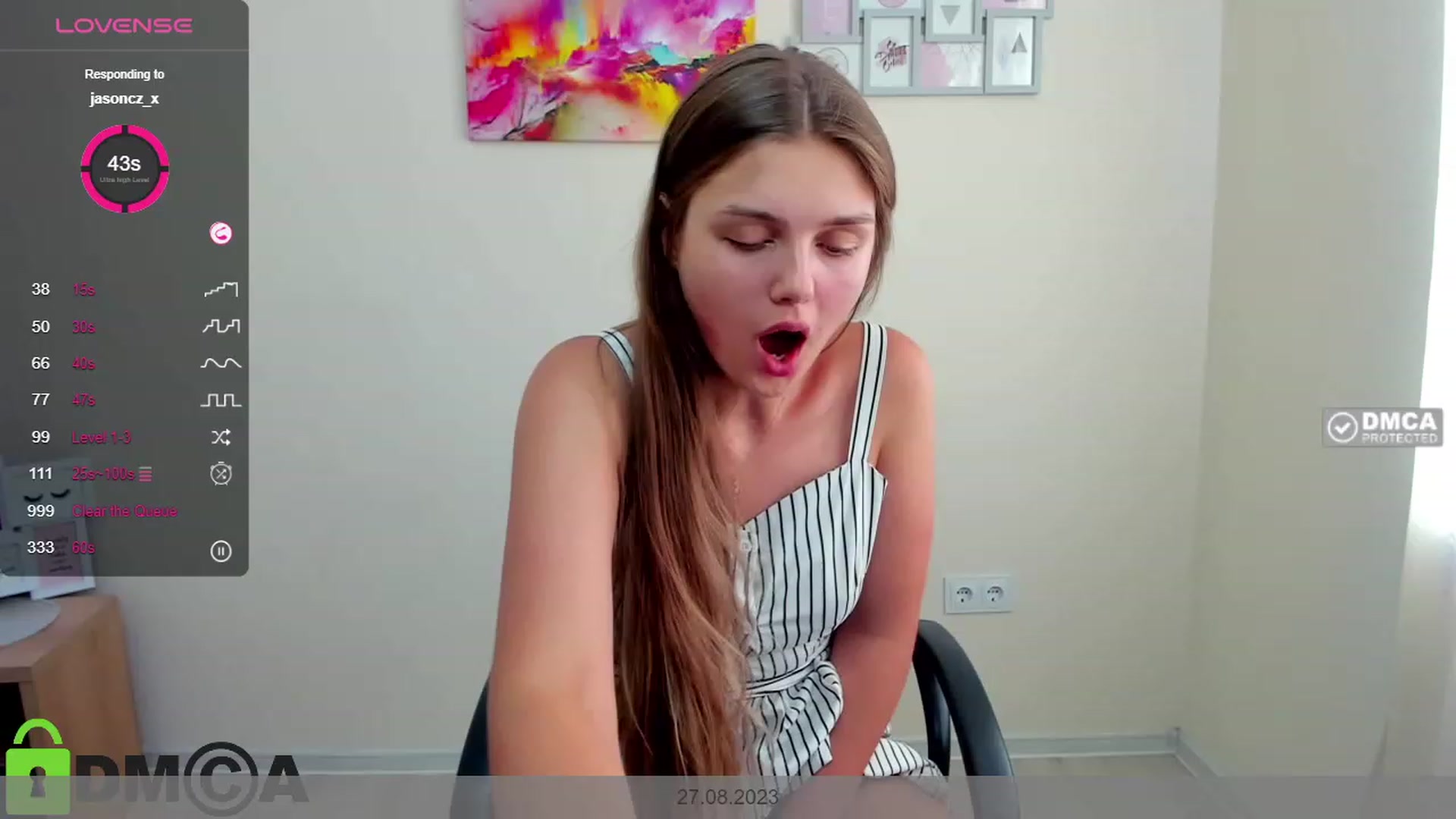 Gallery image thumbnail from Babe_golden's myfreecams stream on, 08/27/2023, 14:17 image 13 of 20