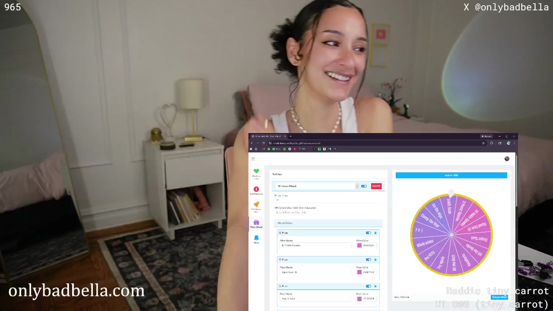 Gallery image thumbnail from BadBella's myfreecams stream on, 02/11/2026, 06:55 image 20 of 20