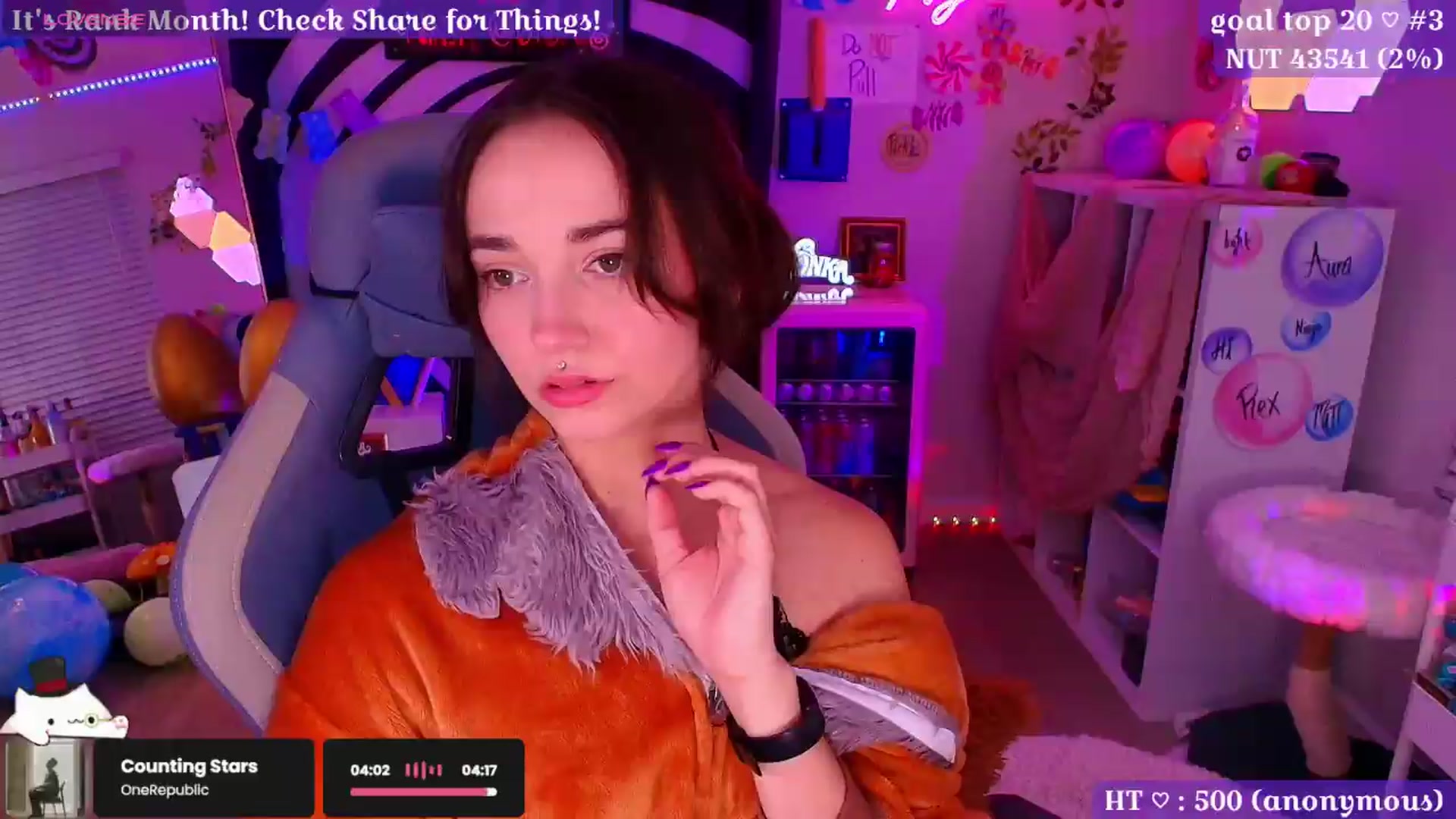 Gallery image thumbnail from BadNut's myfreecams stream on, 07/04/2026, 03:35 image 1 of 20
