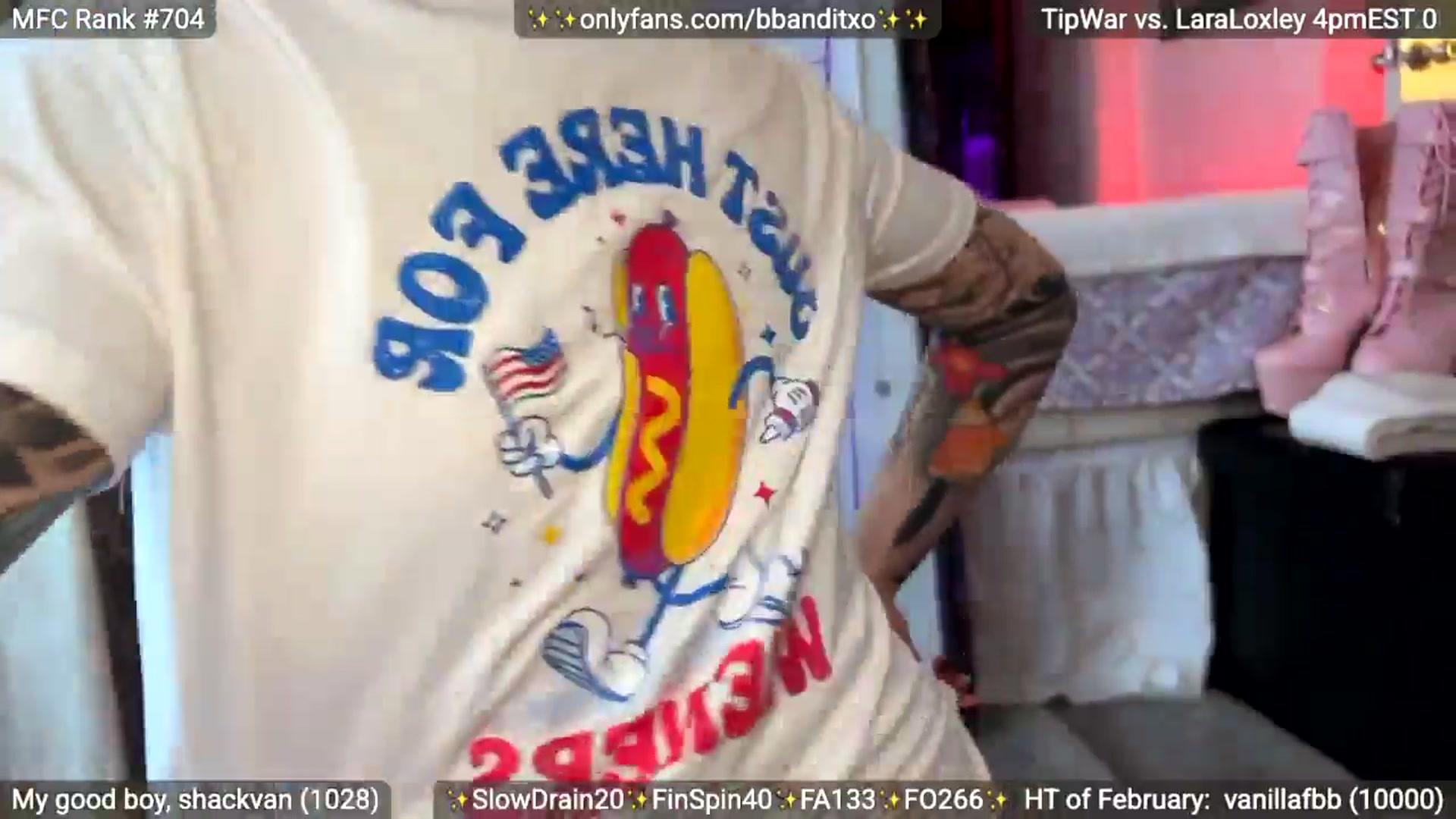 Gallery image thumbnail from BadlandBandit's myfreecams stream on, 02/14/2026, 23:23 image 7 of 20