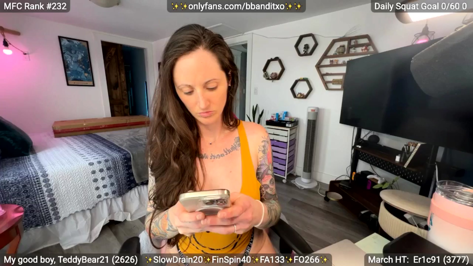 Gallery image thumbnail from BadlandBandit's myfreecams stream on, 03/22/2026, 21:34 image 12 of 20