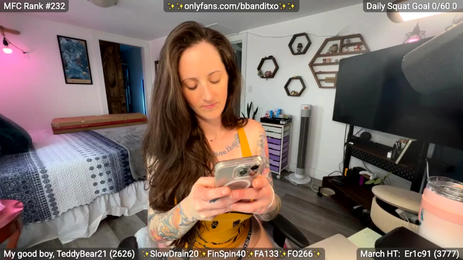 Gallery image thumbnail from BadlandBandit's myfreecams stream on, 03/22/2026, 21:34 image 16 of 20