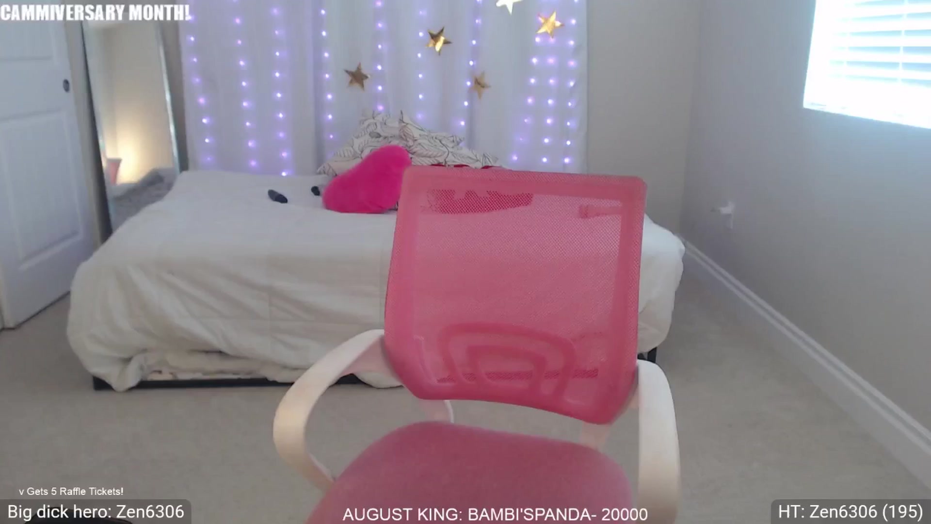 Gallery image thumbnail from BambiLarue's myfreecams stream on, 08/07/2025, 20:17 image 1 of 20