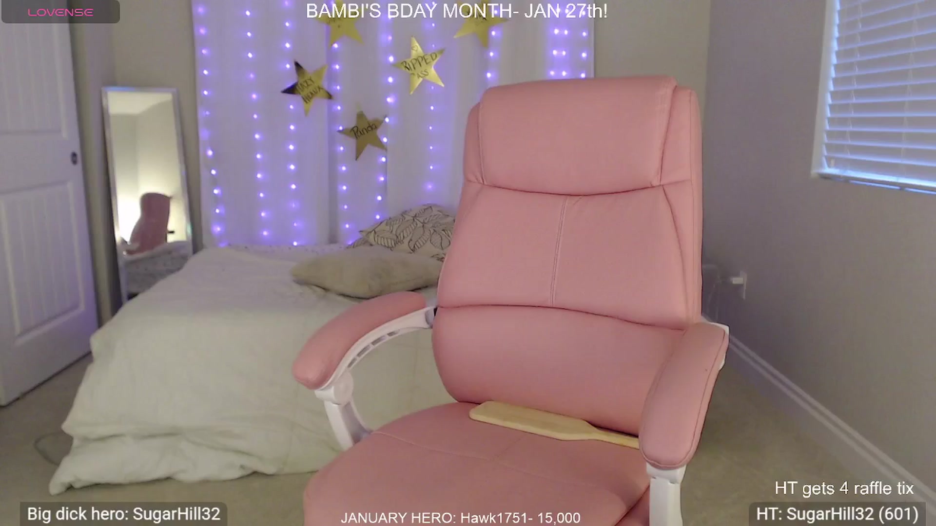 Gallery image thumbnail from BambiLarue's myfreecams stream on, 01/07/2026, 24:09 image 15 of 20