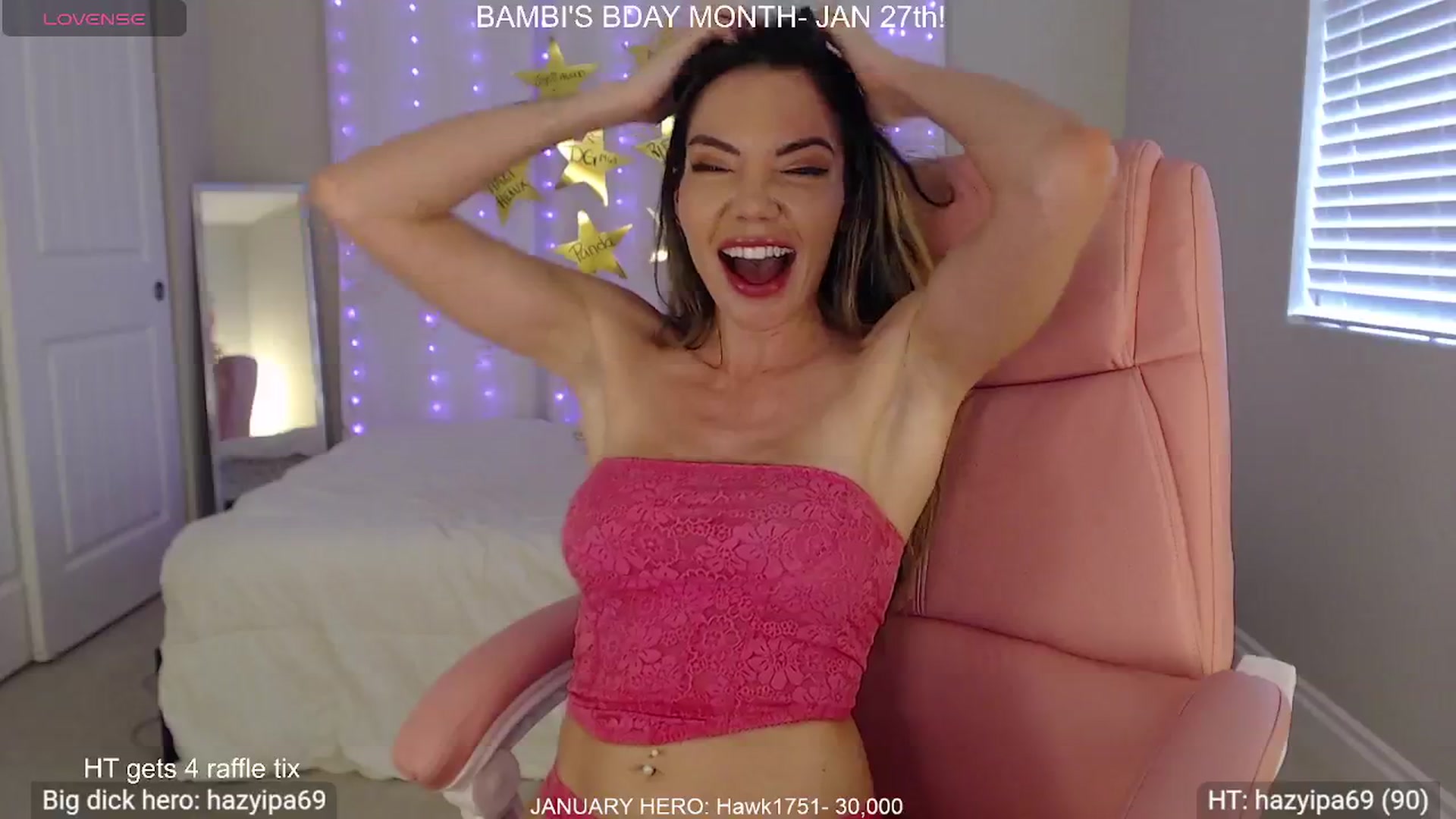 Gallery image thumbnail from BambiLarue's myfreecams stream on, 01/21/2026, 23:27 image 15 of 20