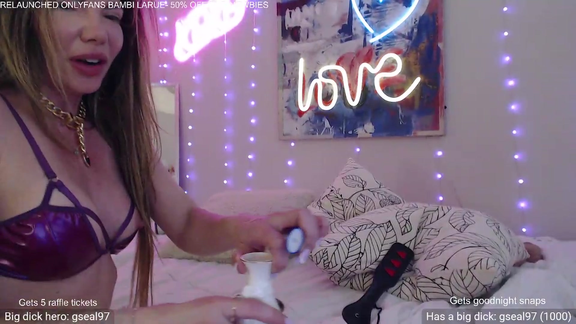 Gallery image thumbnail from BambiLarue's myfreecams stream on, 05/21/2026, 22:16 image 9 of 20