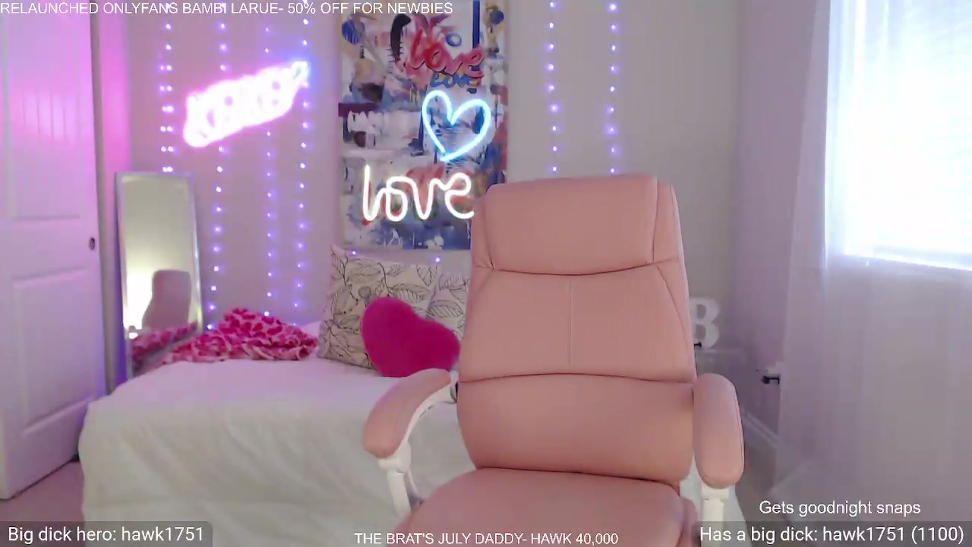 Gallery image thumbnail from BambiLarue's myfreecams stream on, 07/06/2026, 21:20 image 16 of 20