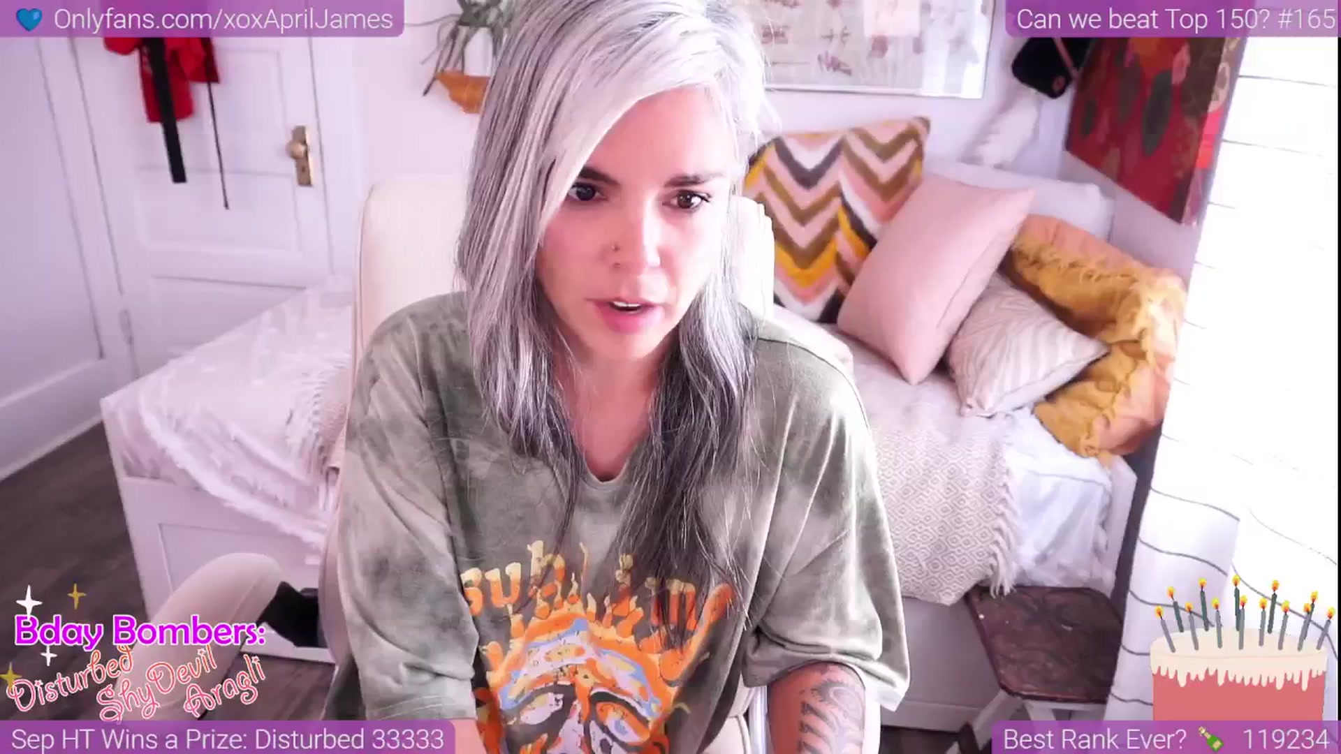 Gallery image thumbnail from BdayApril's myfreecams stream on, 09/14/2024, 20:31 image 8 of 20