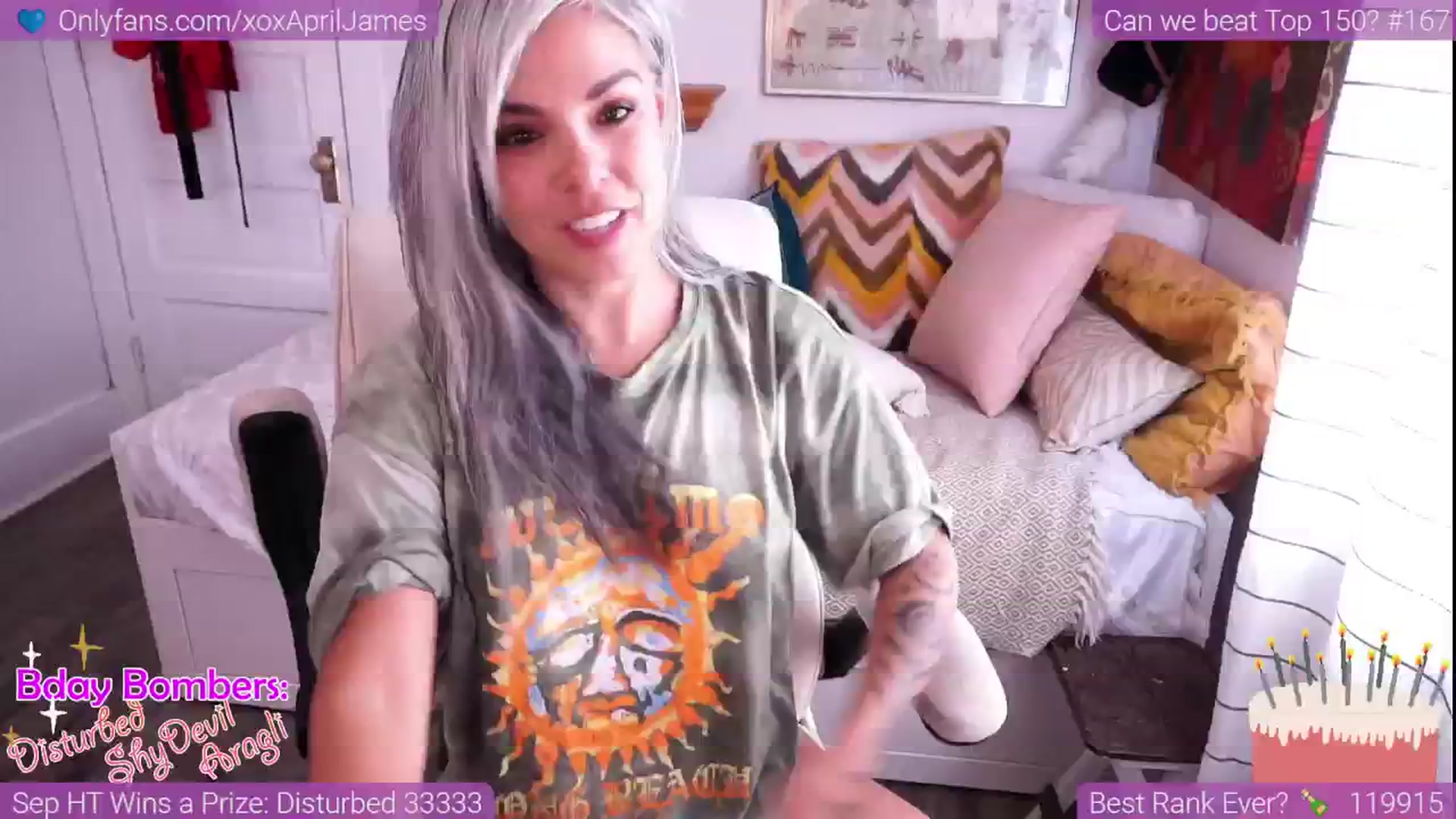 Gallery image thumbnail from BdayApril's myfreecams stream on, 09/14/2024, 20:31 image 7 of 20