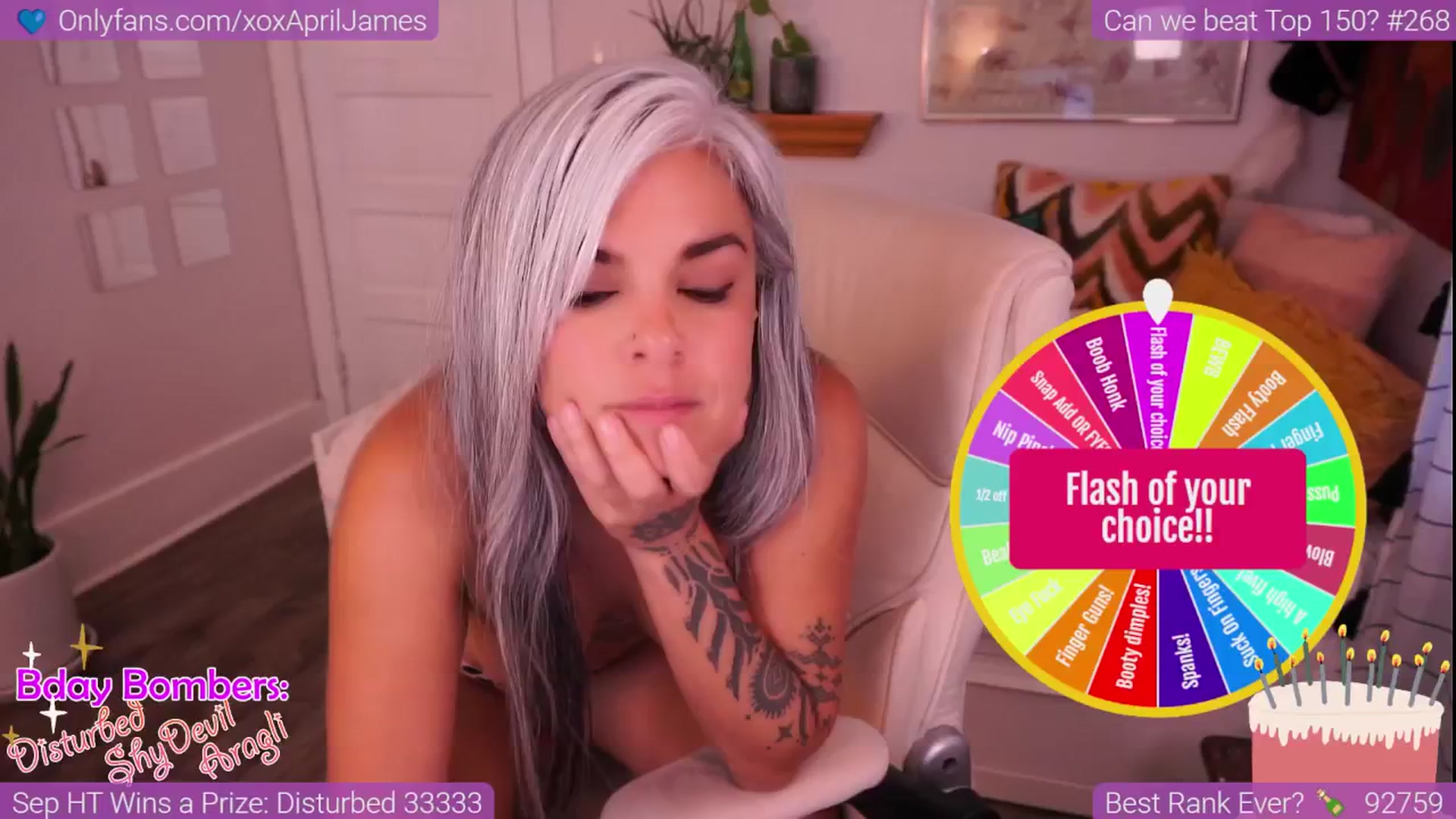 Gallery image thumbnail from BdayApril's myfreecams stream on, 09/25/2024, 24:00 image 4 of 20