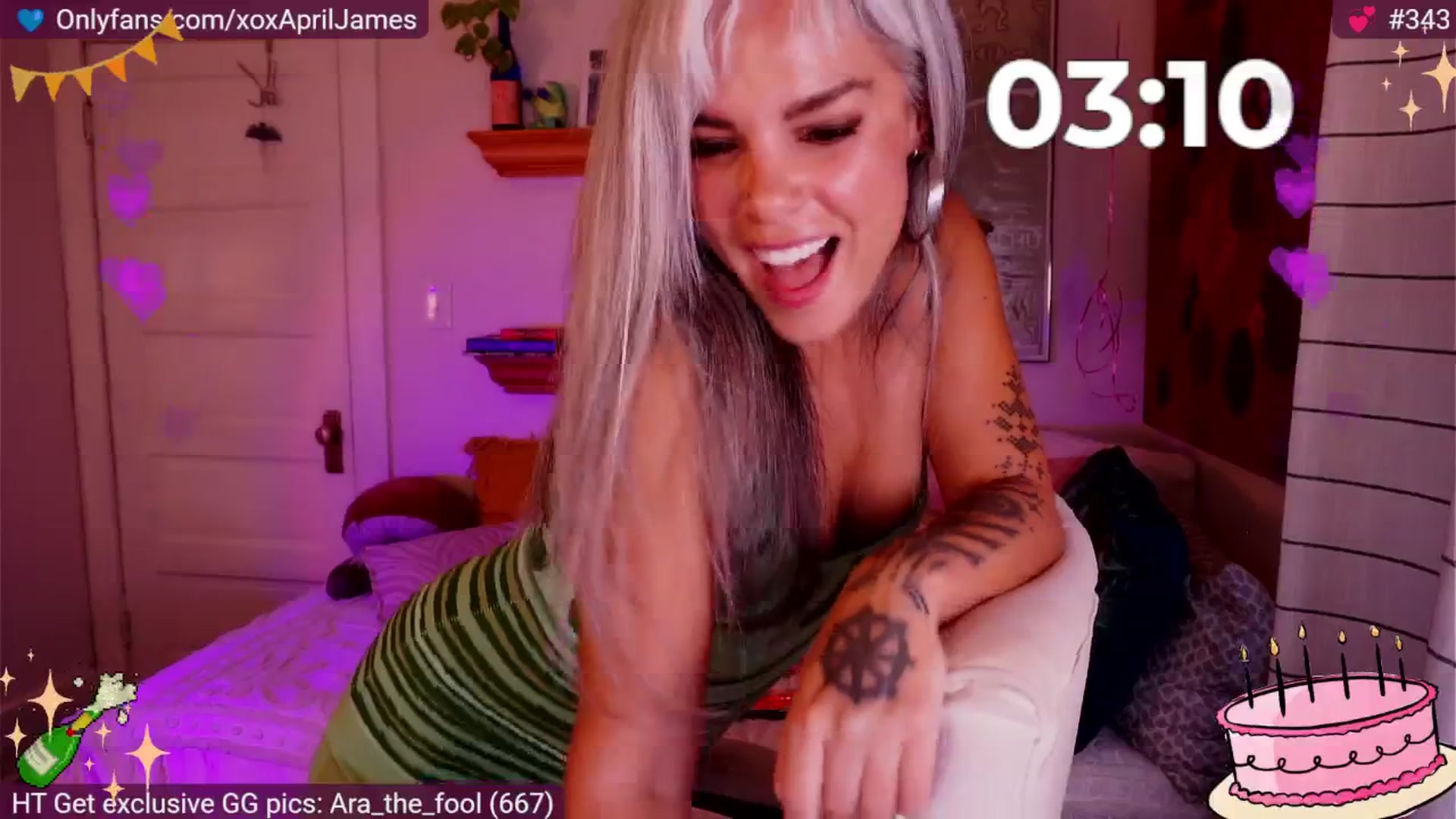 Gallery image thumbnail from BdayApril's myfreecams stream on, 09/13/2025, 24:56 image 16 of 20