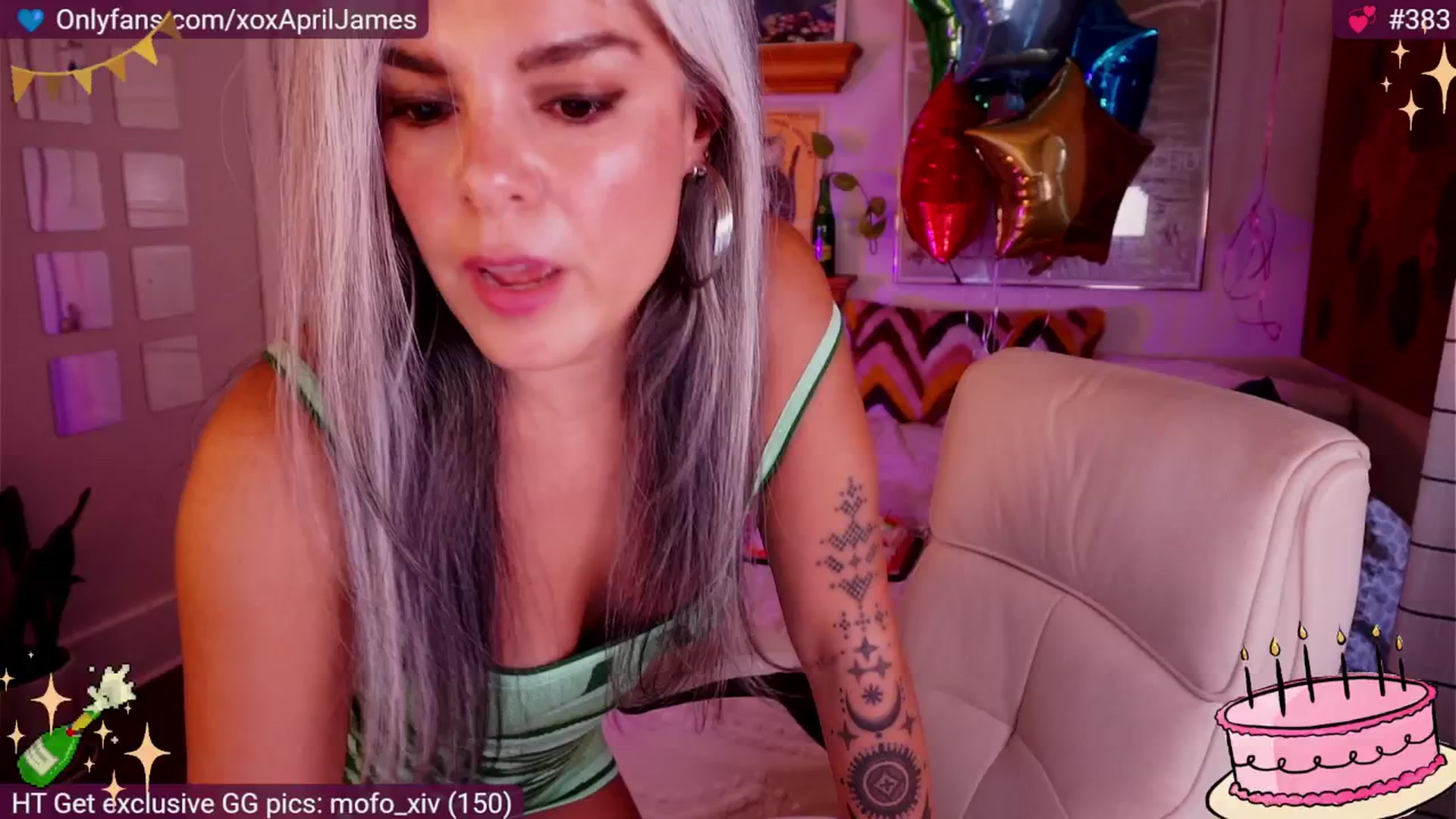 Gallery image thumbnail from BdayApril's myfreecams stream on, 09/13/2025, 24:56 image 5 of 20