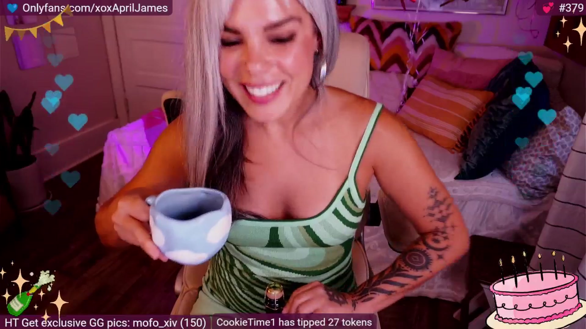 Gallery image thumbnail from BdayApril's myfreecams stream on, 09/13/2025, 24:56 image 8 of 20