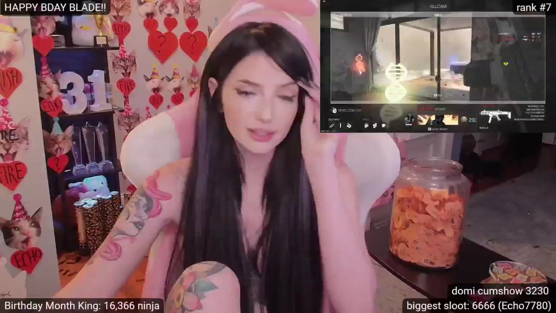 Gallery image thumbnail from BdayAriel's myfreecams stream on, 06/25/2024, 02:08 image 17 of 20