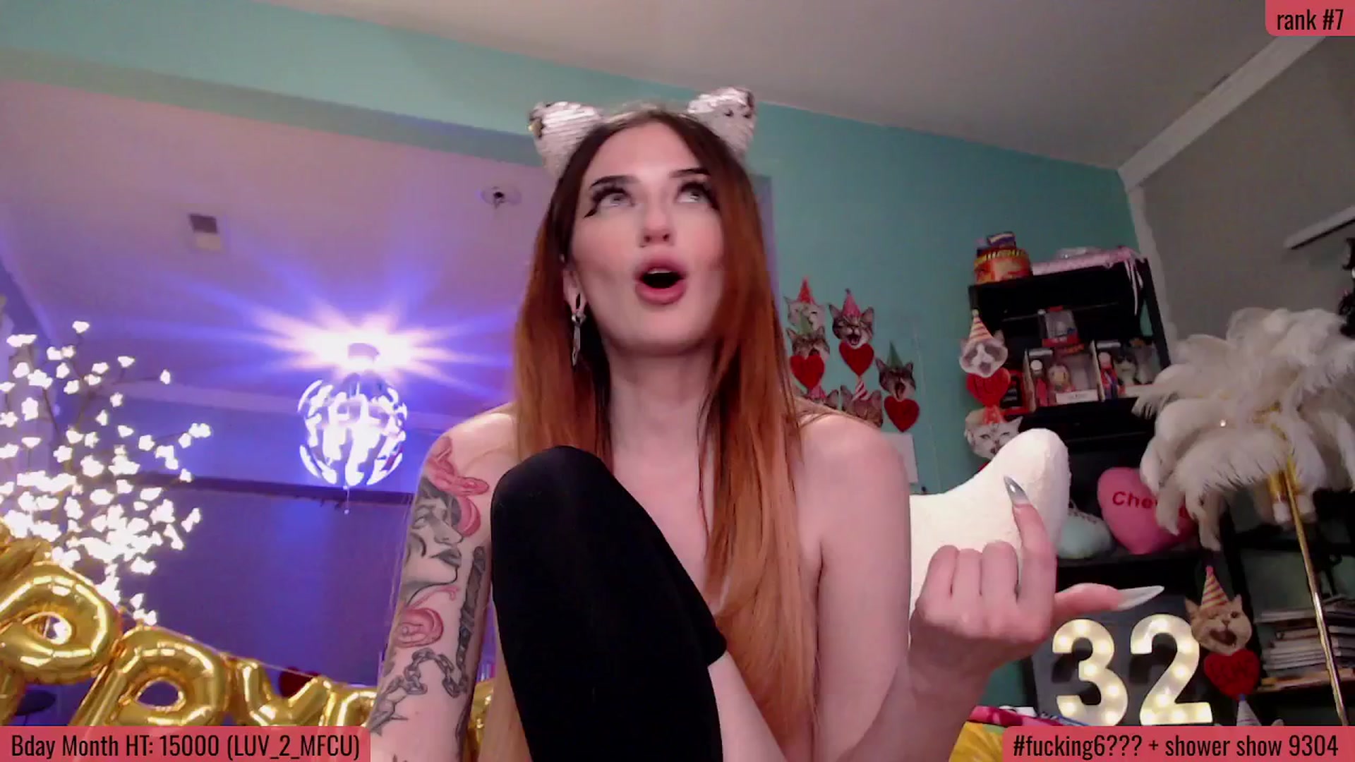 Gallery image thumbnail from BdayAriel's myfreecams stream on, 06/15/2025, 04:56 image 9 of 20