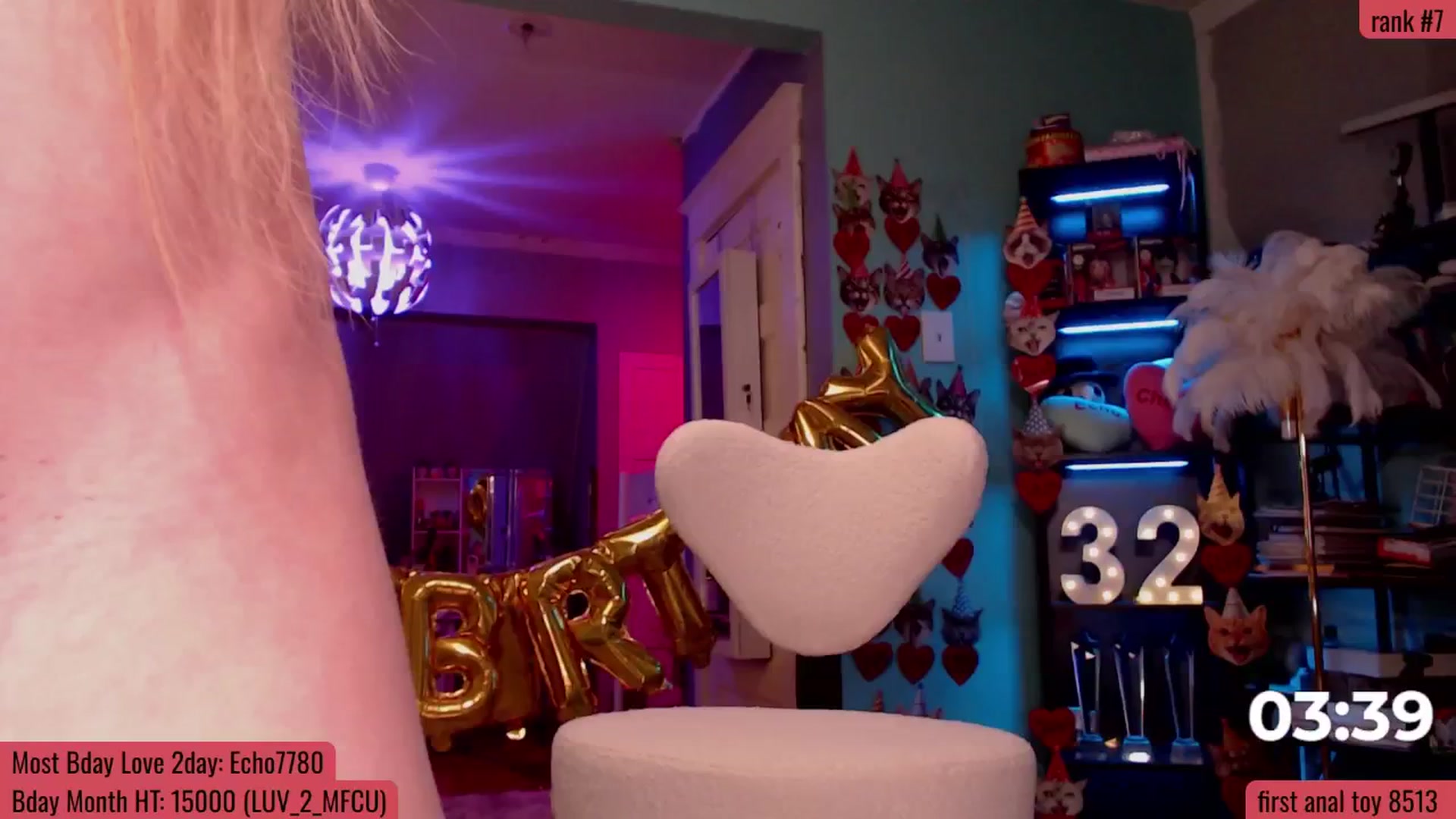 Gallery image thumbnail from BdayAriel's myfreecams stream on, 06/16/2025, 02:28 image 7 of 20