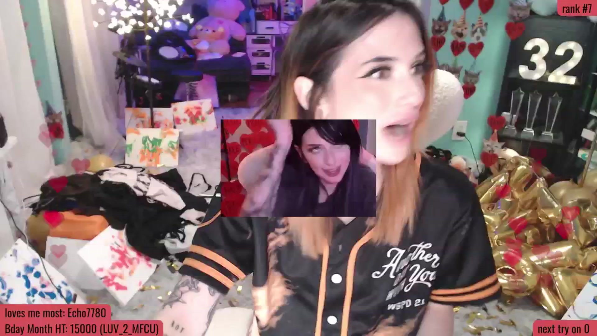 Gallery image thumbnail from BdayAriel's myfreecams stream on, 06/26/2025, 04:56 image 19 of 20