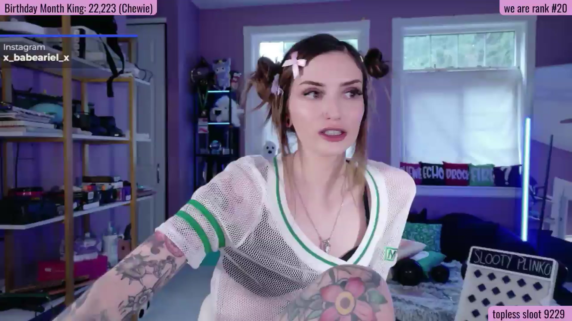 Gallery image thumbnail from BdayAriel's myfreecams stream on, 06/20/2026, 02:33 image 6 of 20