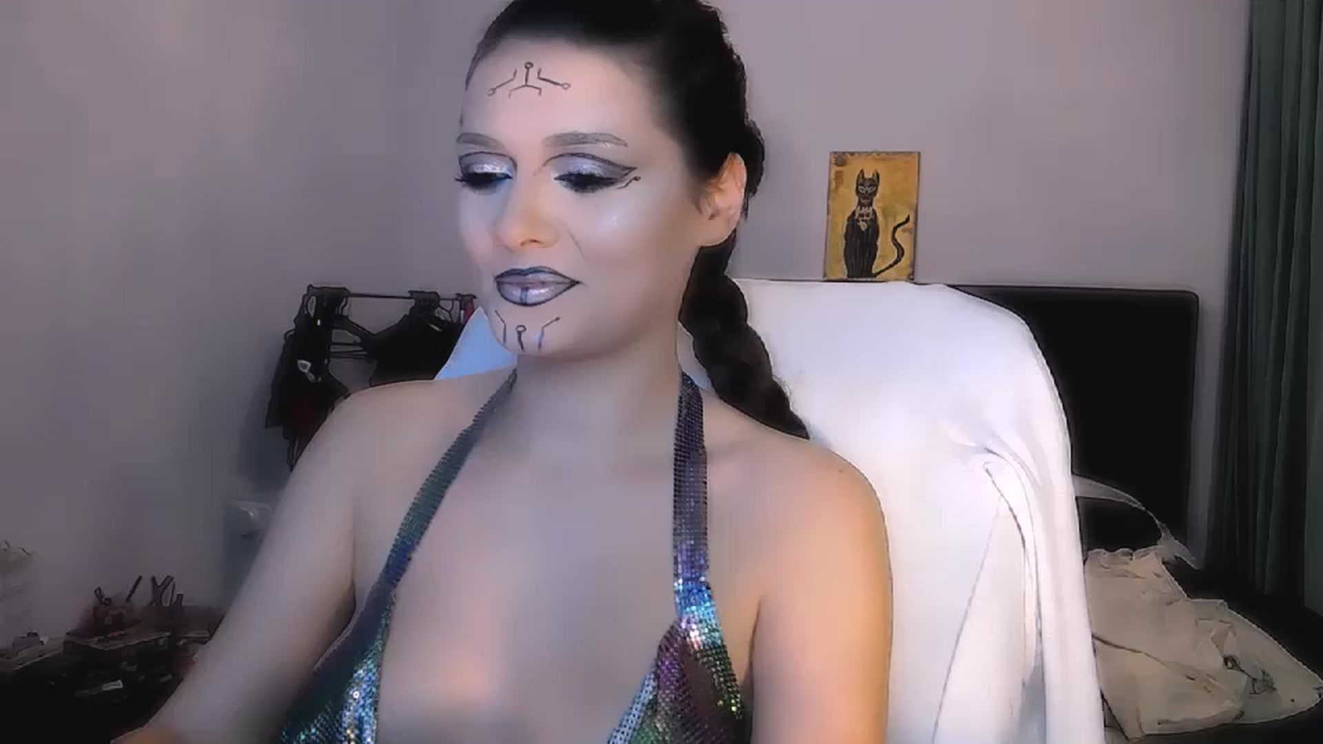 Gallery image thumbnail from BdayElectra's myfreecams stream on, 10/31/2024, 24:08 image 18 of 20
