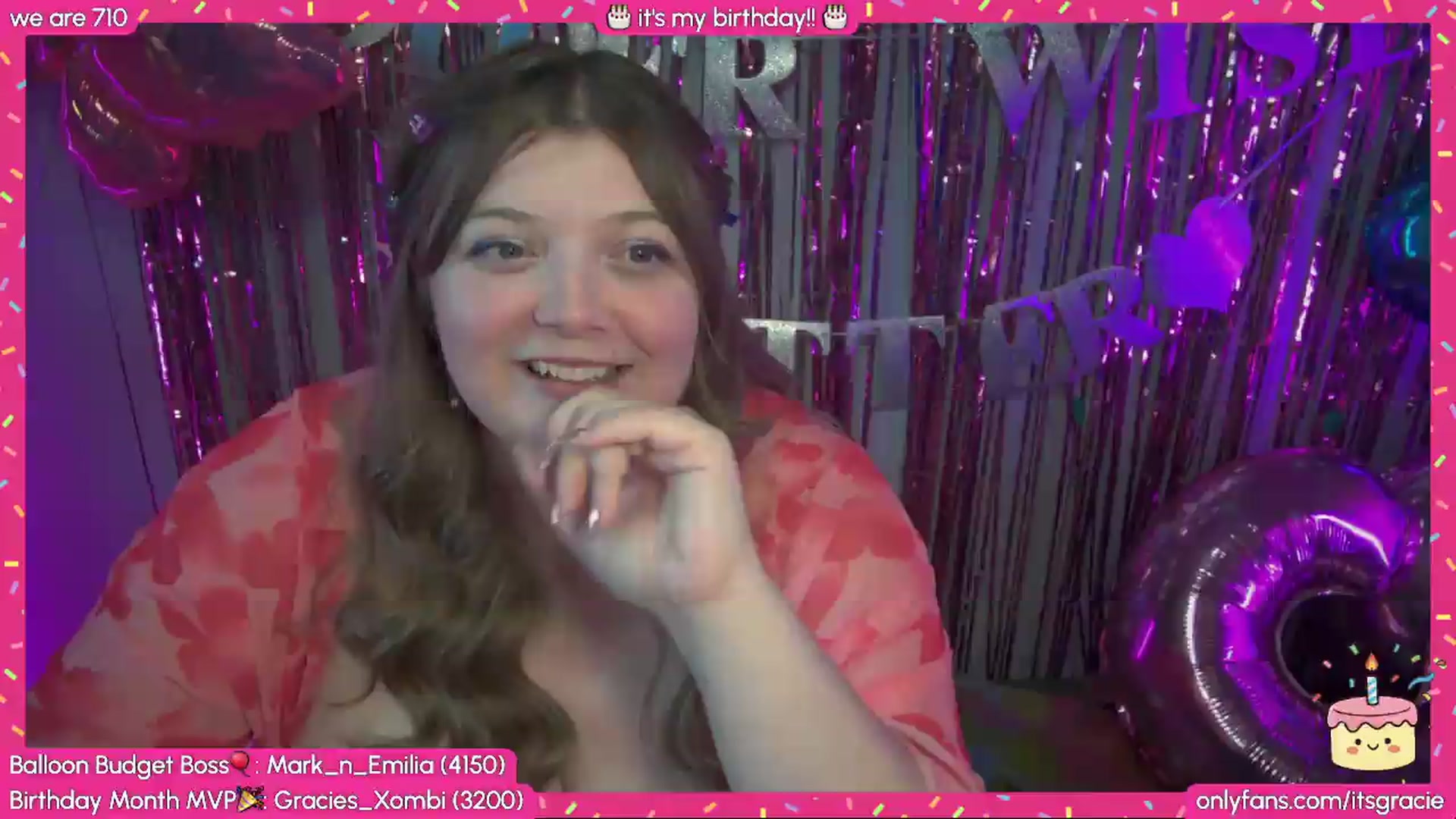 Gallery image thumbnail from BdayGracie's myfreecams stream on, 06/15/2026, 24:00 image 5 of 20