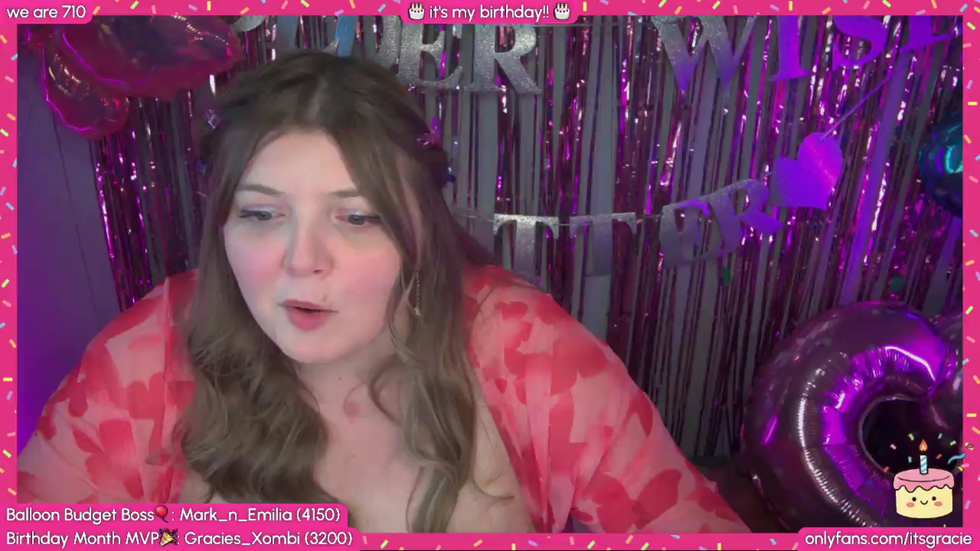 Gallery image thumbnail from BdayGracie's myfreecams stream on, 06/15/2026, 24:00 image 6 of 20