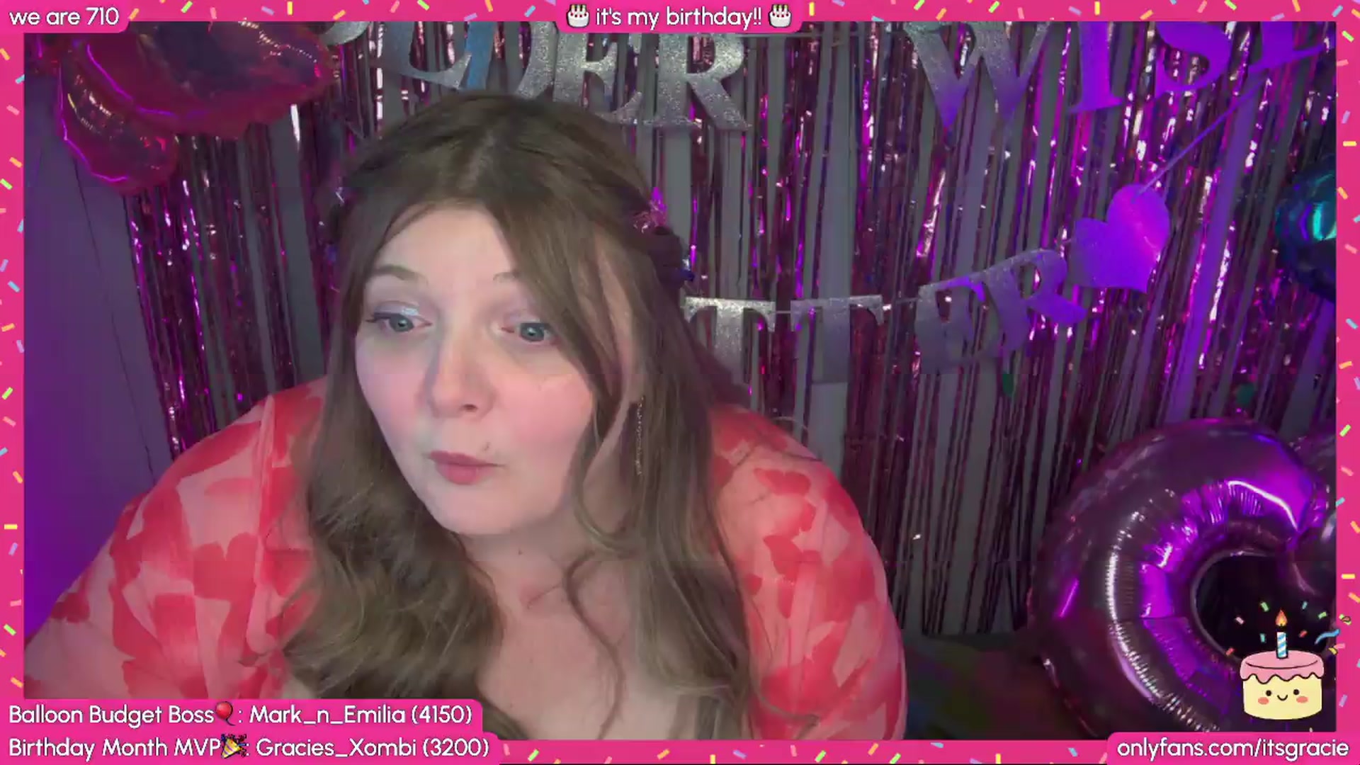 Gallery image thumbnail from BdayGracie's myfreecams stream on, 06/15/2026, 24:00 image 8 of 20