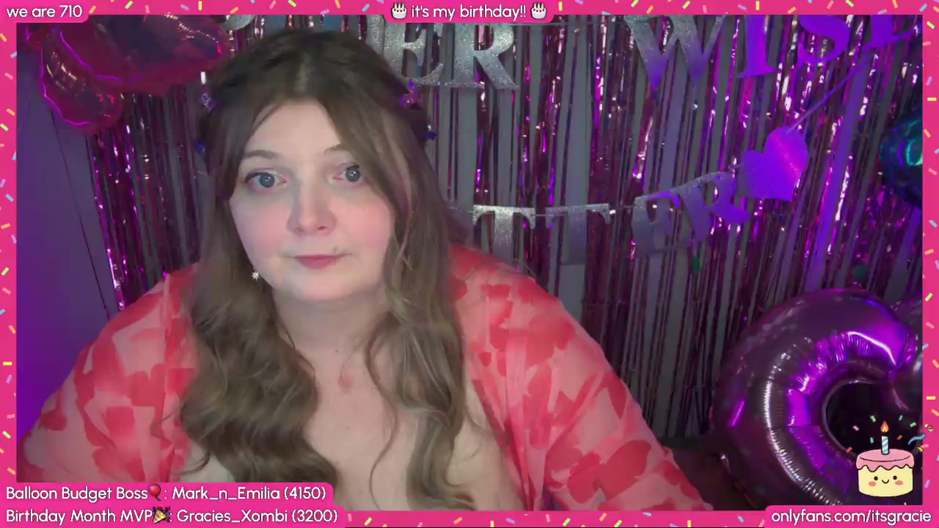 Gallery image thumbnail from BdayGracie's myfreecams stream on, 06/15/2026, 24:00 image 9 of 20