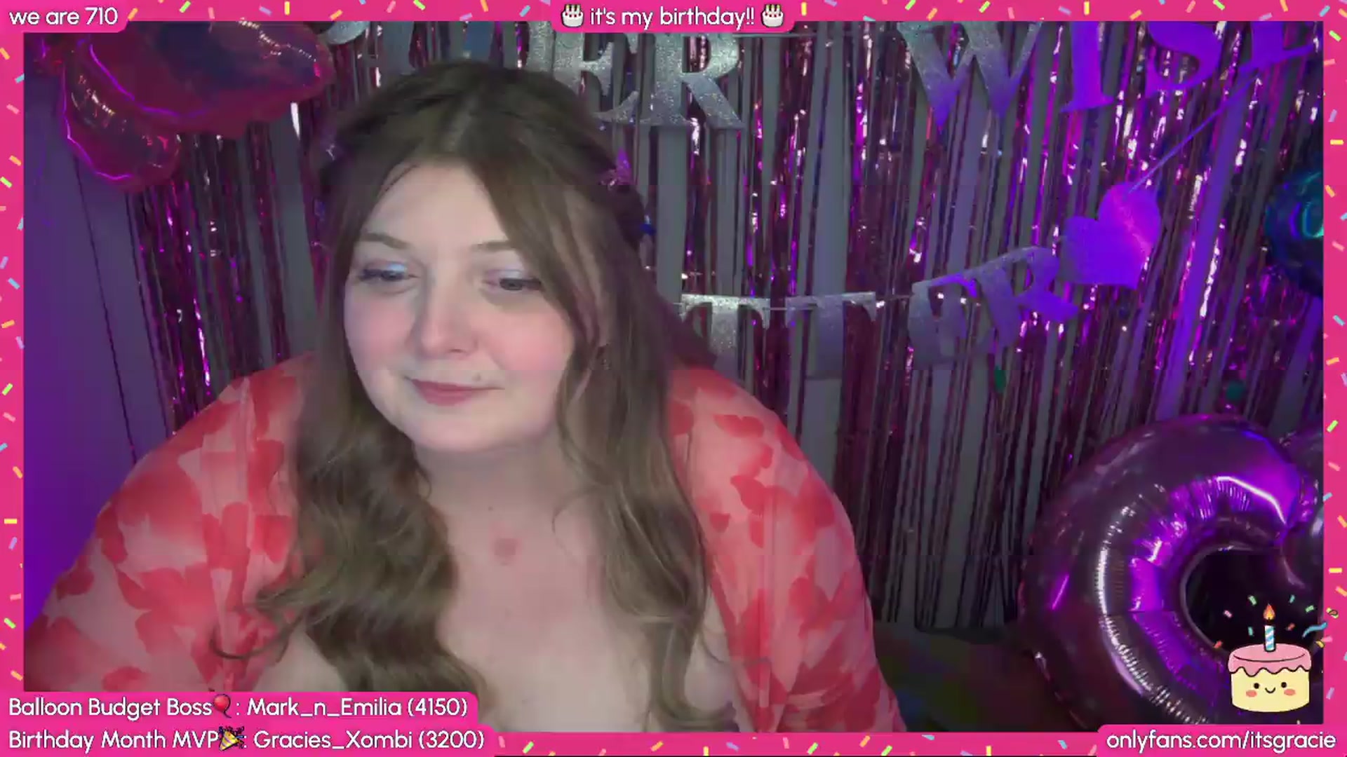 Gallery image thumbnail from BdayGracie's myfreecams stream on, 06/15/2026, 24:00 image 17 of 20