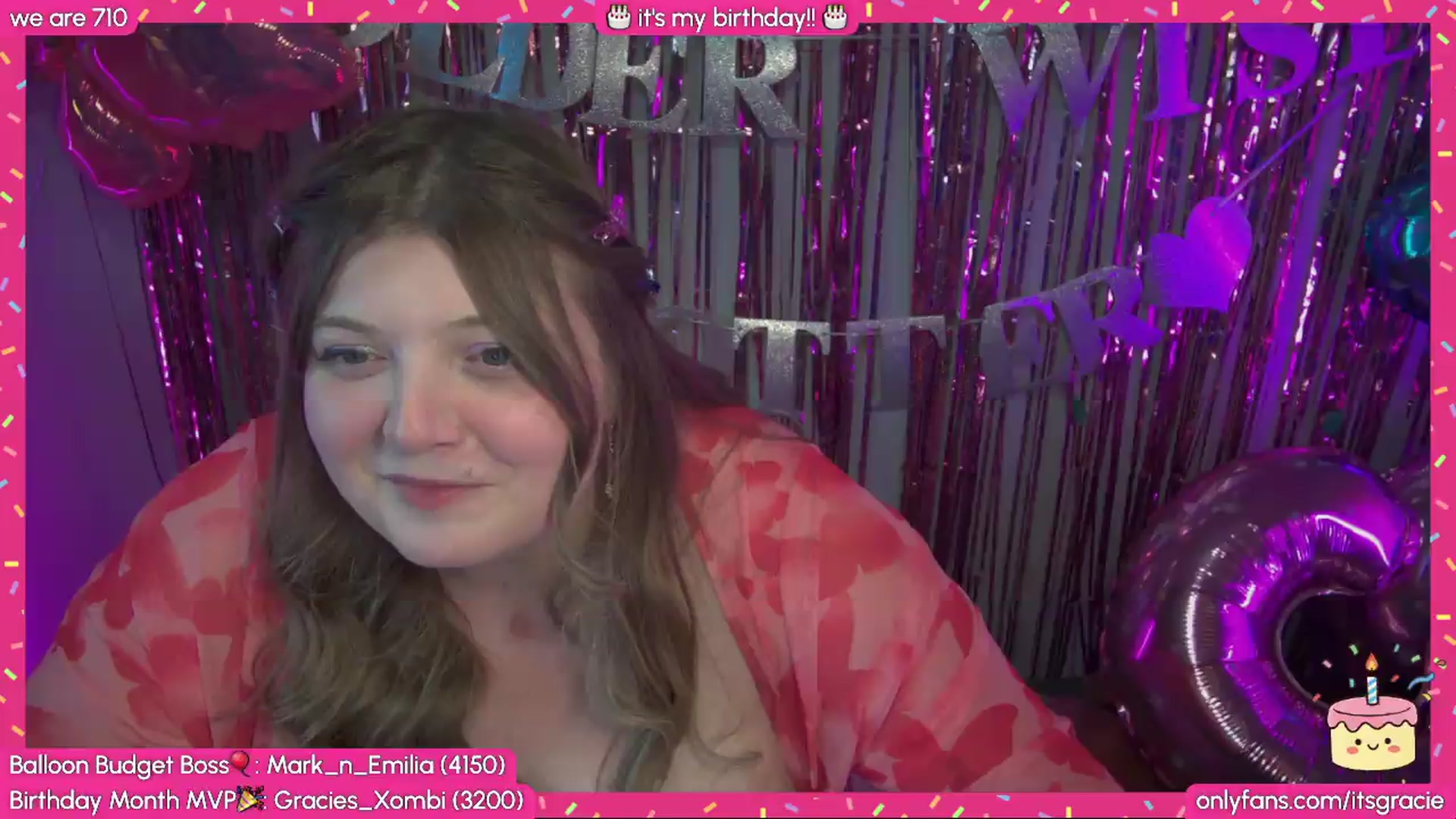 Gallery image thumbnail from BdayGracie's myfreecams stream on, 06/15/2026, 24:00 image 7 of 20