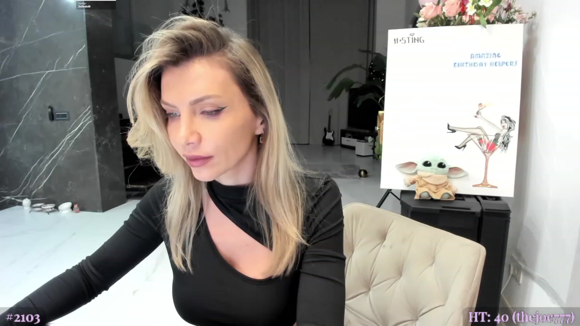 Gallery image thumbnail from BdayJolie's myfreecams stream on, 01/14/2024, 24:01 image 6 of 20