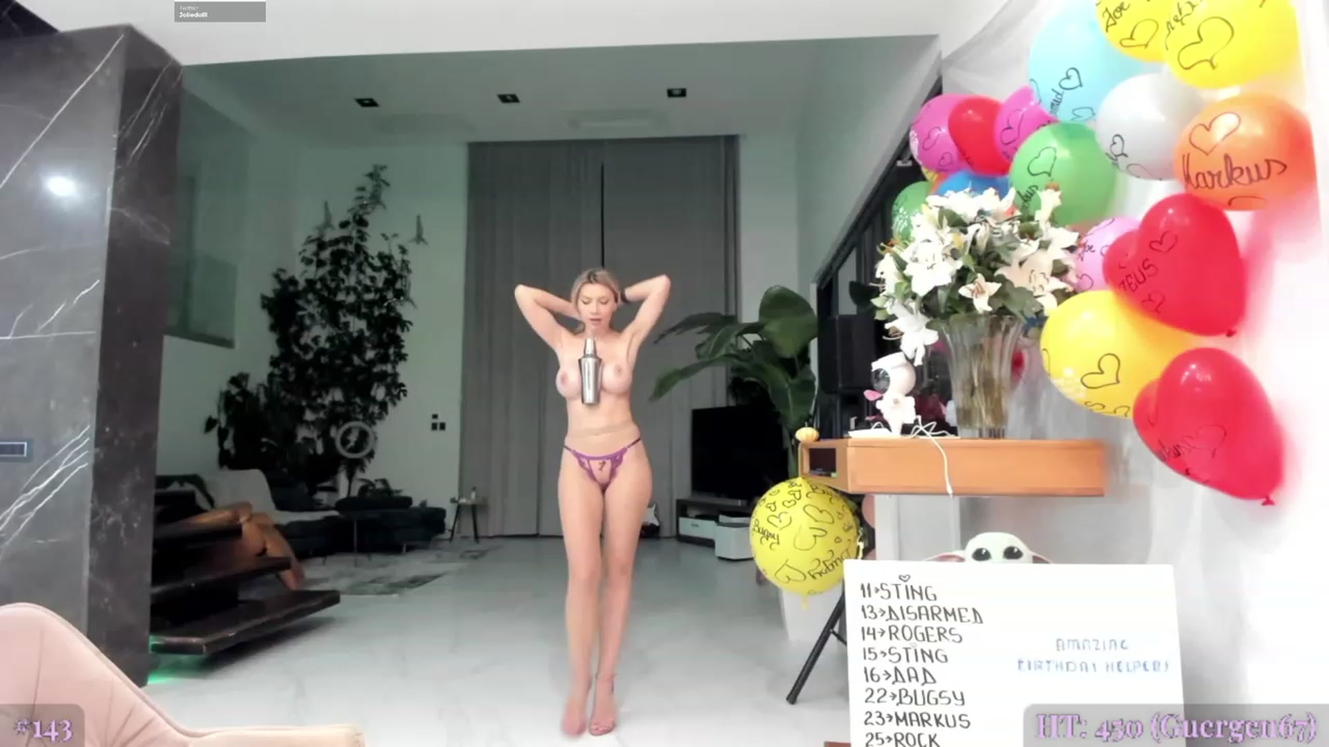 Gallery image thumbnail from BdayJolie's myfreecams stream on, 01/27/2024, 02:04 image 14 of 20