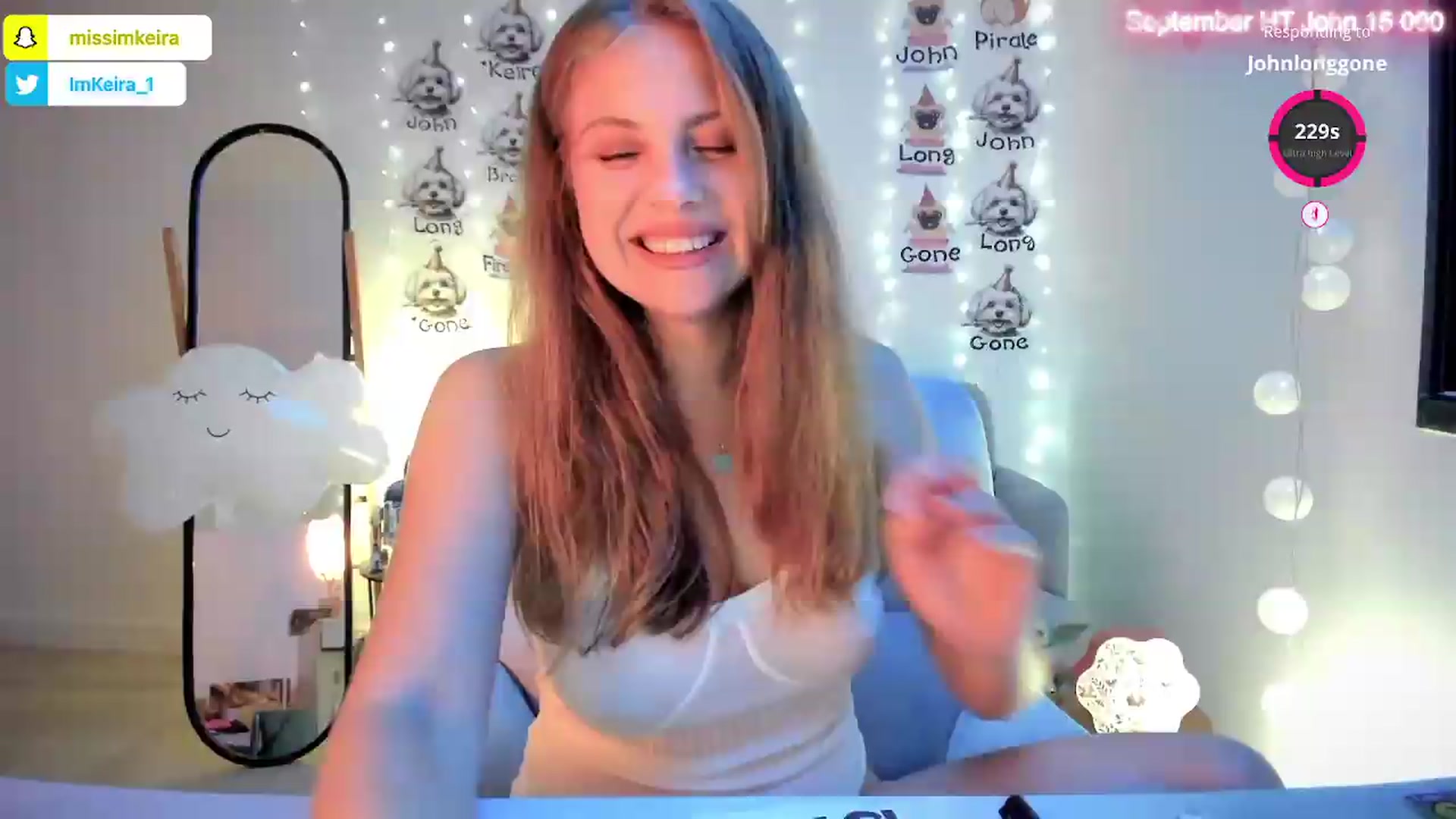 Gallery image thumbnail from BdayKeira's myfreecams stream on, 09/20/2026, 22:02 image 1 of 20