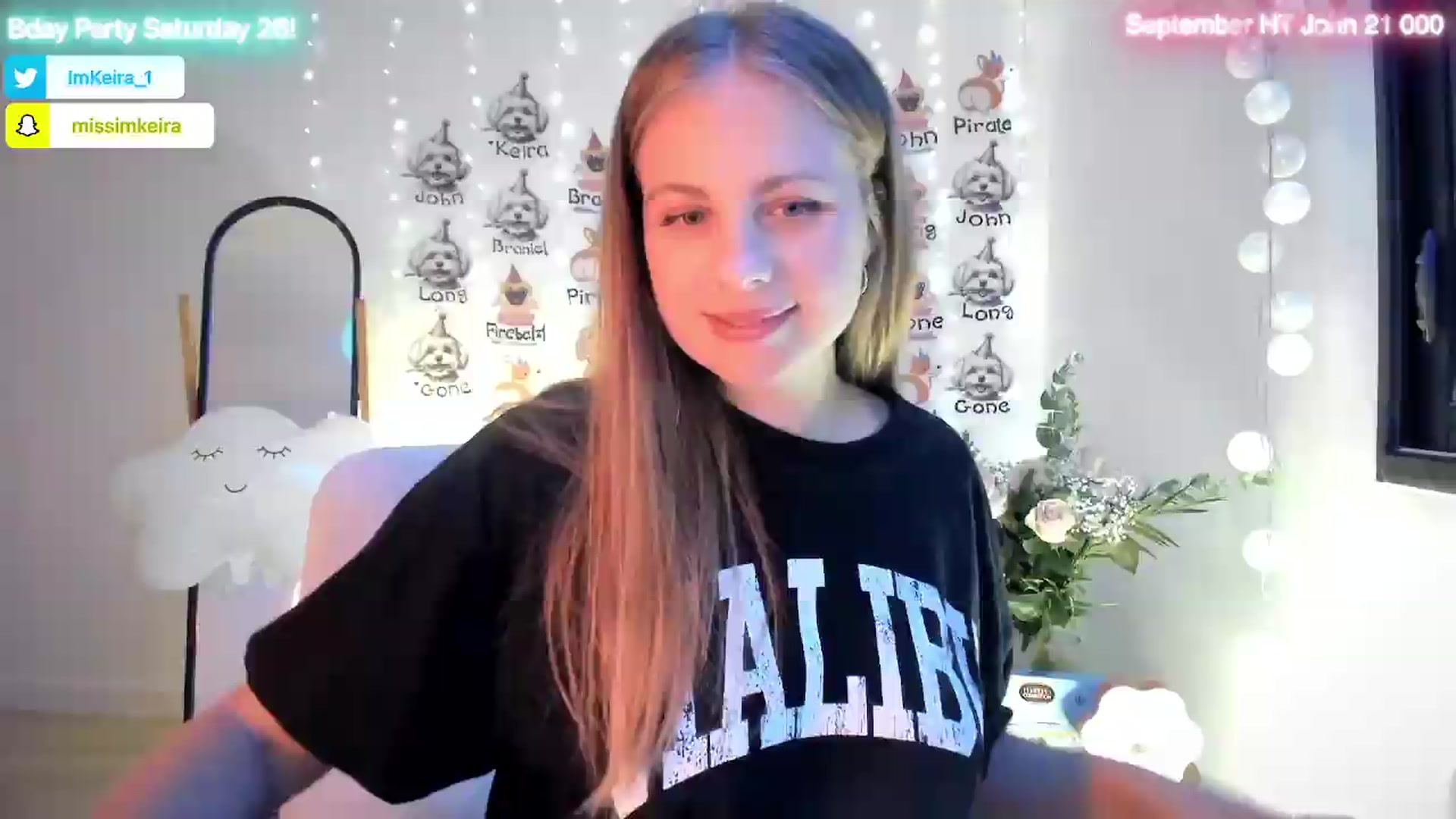 Gallery image thumbnail from BdayKeira's myfreecams stream on, 09/24/2026, 17:46 image 2 of 20