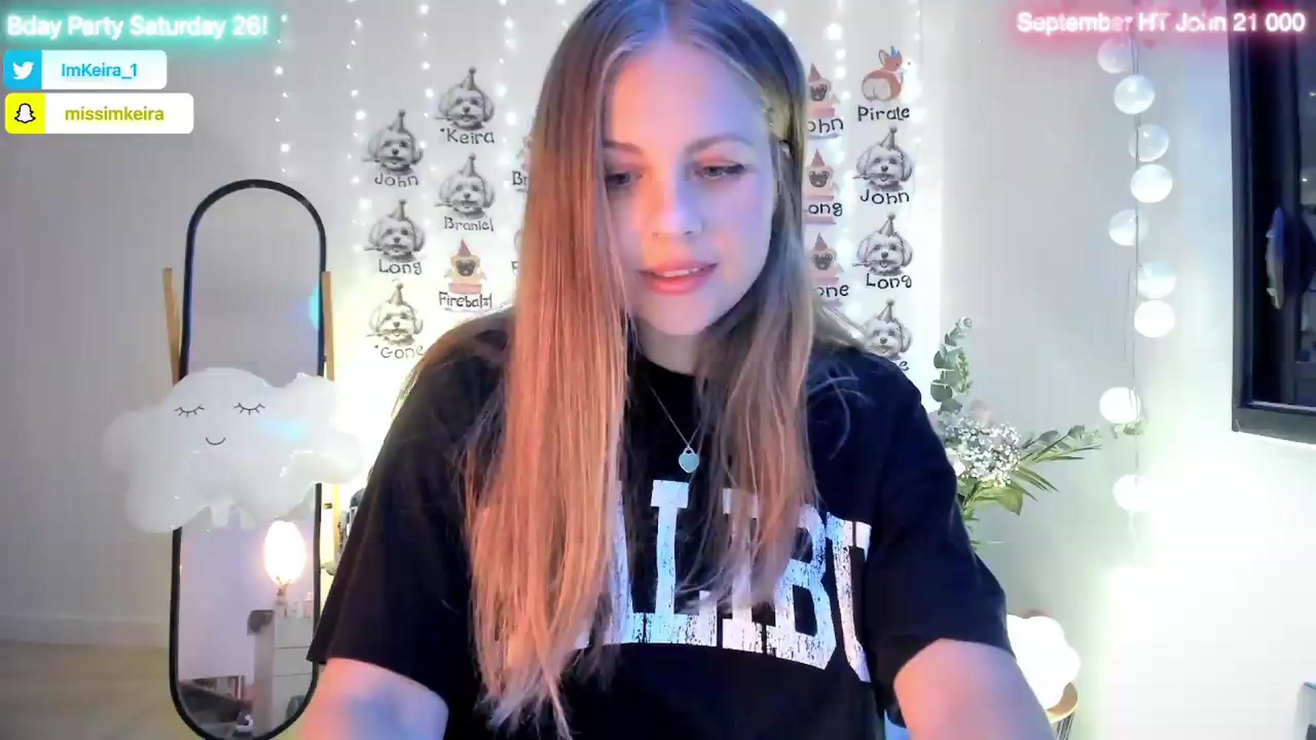 Gallery image thumbnail from BdayKeira's myfreecams stream on, 09/24/2026, 17:46 image 17 of 20
