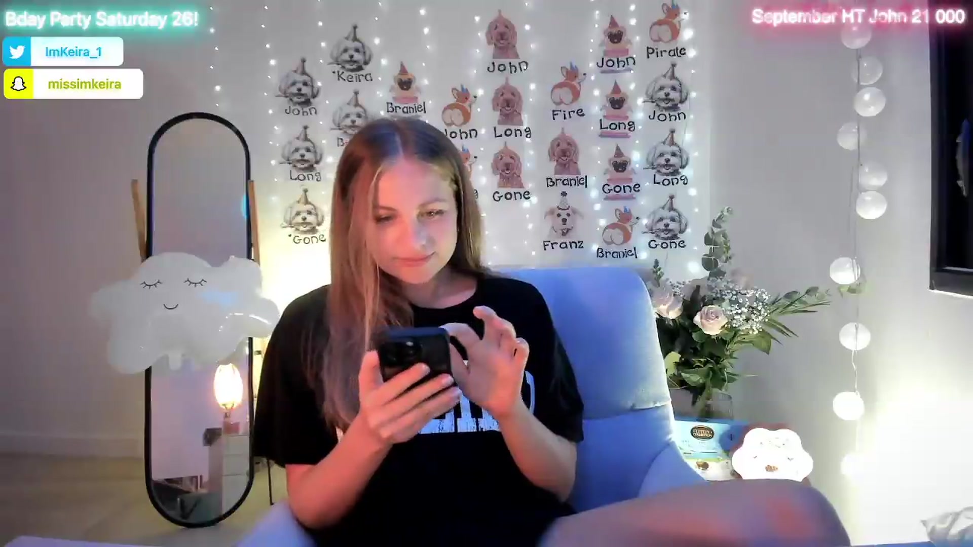 Gallery image thumbnail from BdayKeira's myfreecams stream on, 09/24/2026, 19:25 image 12 of 20