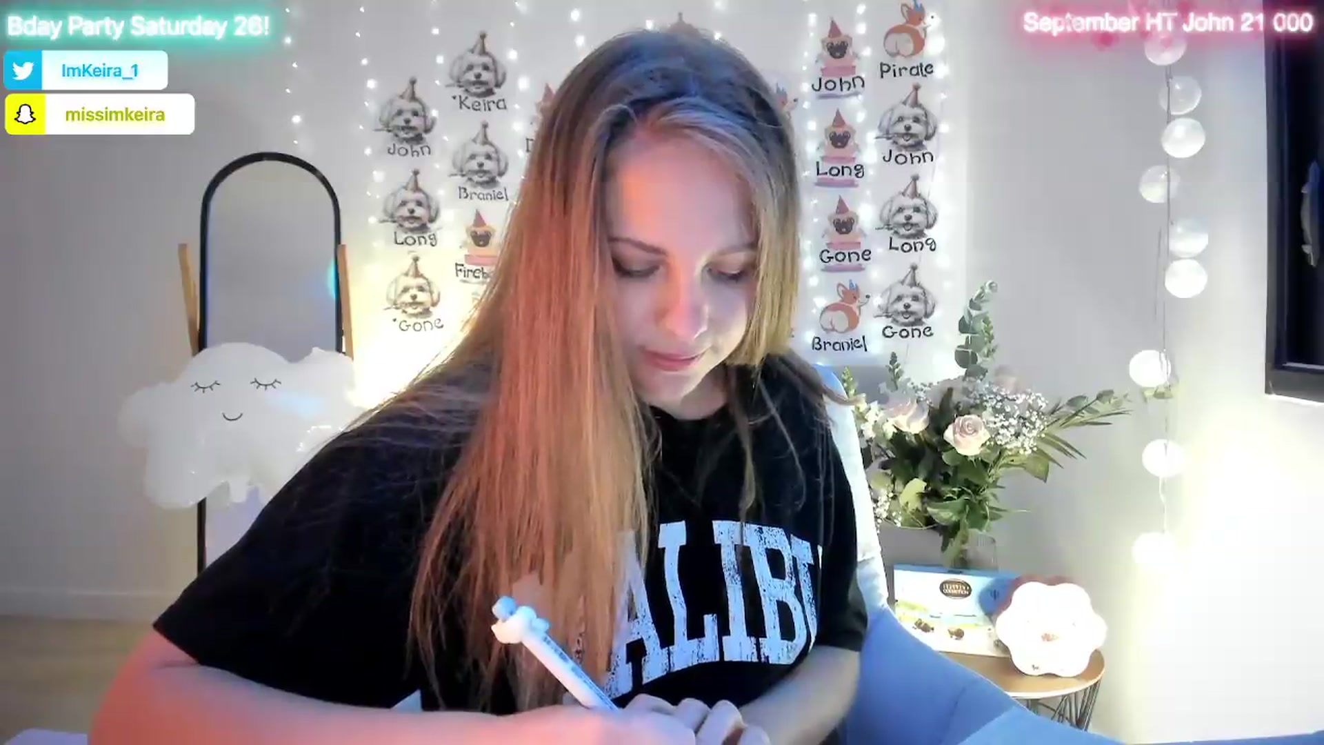 Gallery image thumbnail from BdayKeira's myfreecams stream on, 09/24/2026, 19:25 image 16 of 20