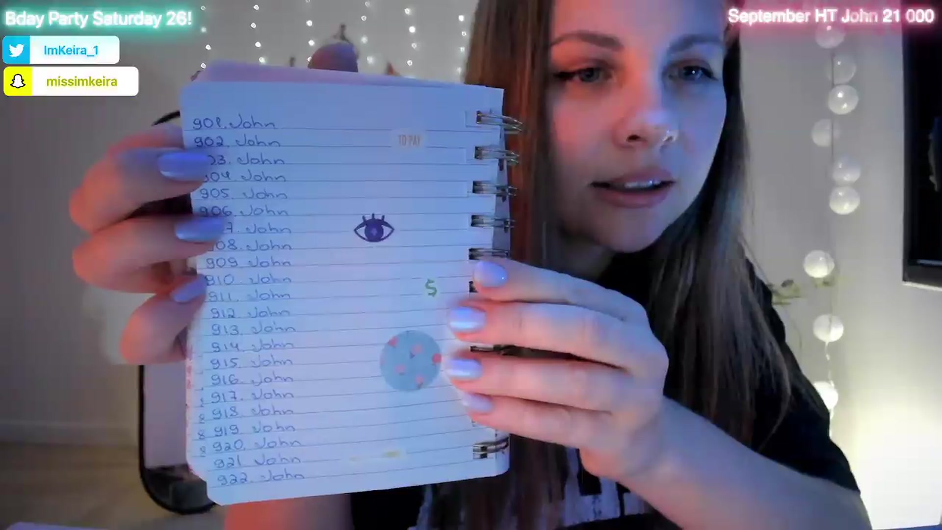 Gallery image thumbnail from BdayKeira's myfreecams stream on, 09/24/2026, 19:25 image 18 of 20