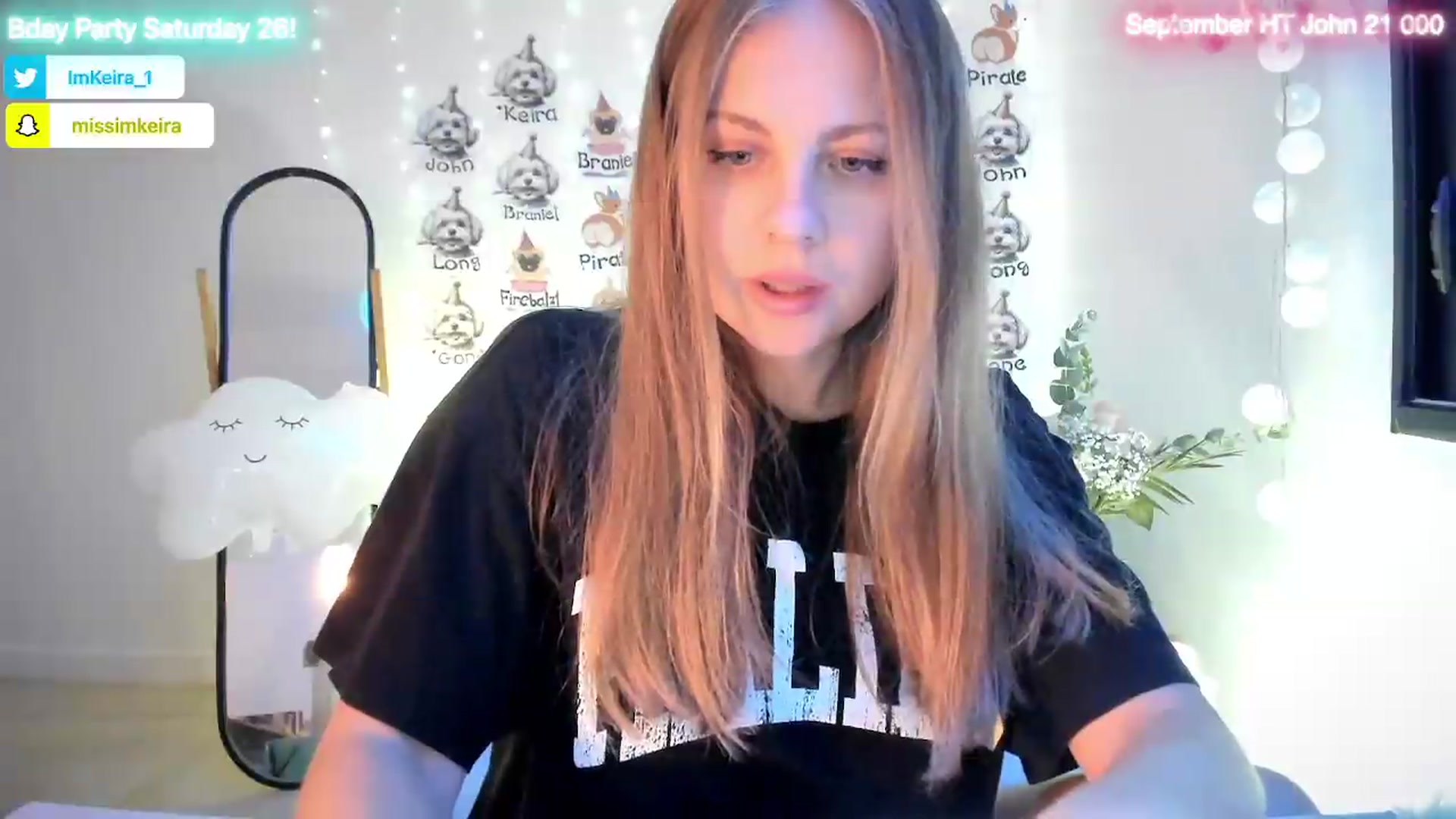 Gallery image thumbnail from BdayKeira's myfreecams stream on, 09/24/2026, 19:25 image 13 of 20