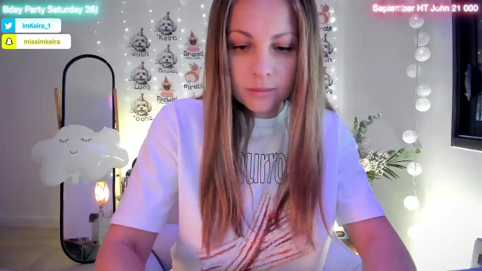 Gallery image thumbnail from BdayKeira's myfreecams stream on, 09/25/2026, 08:58 image 1 of 20