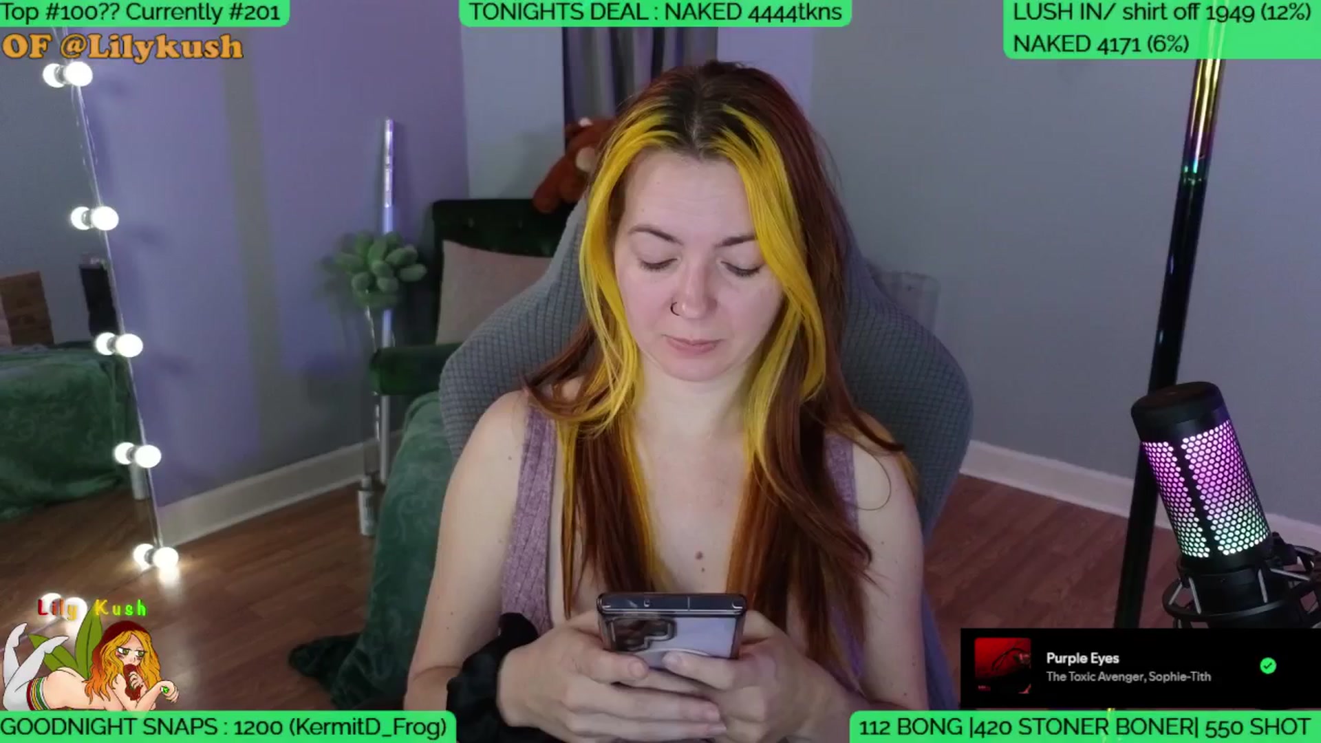 Gallery image thumbnail from BdayLilyKush's myfreecams stream on, 11/02/2025, 21:31 image 8 of 20