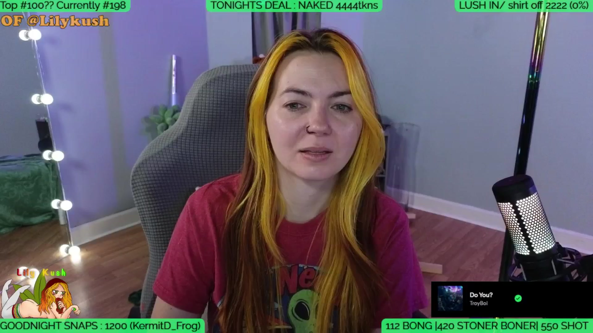 Gallery image thumbnail from BdayLilyKush's myfreecams stream on, 11/02/2025, 21:31 image 1 of 20