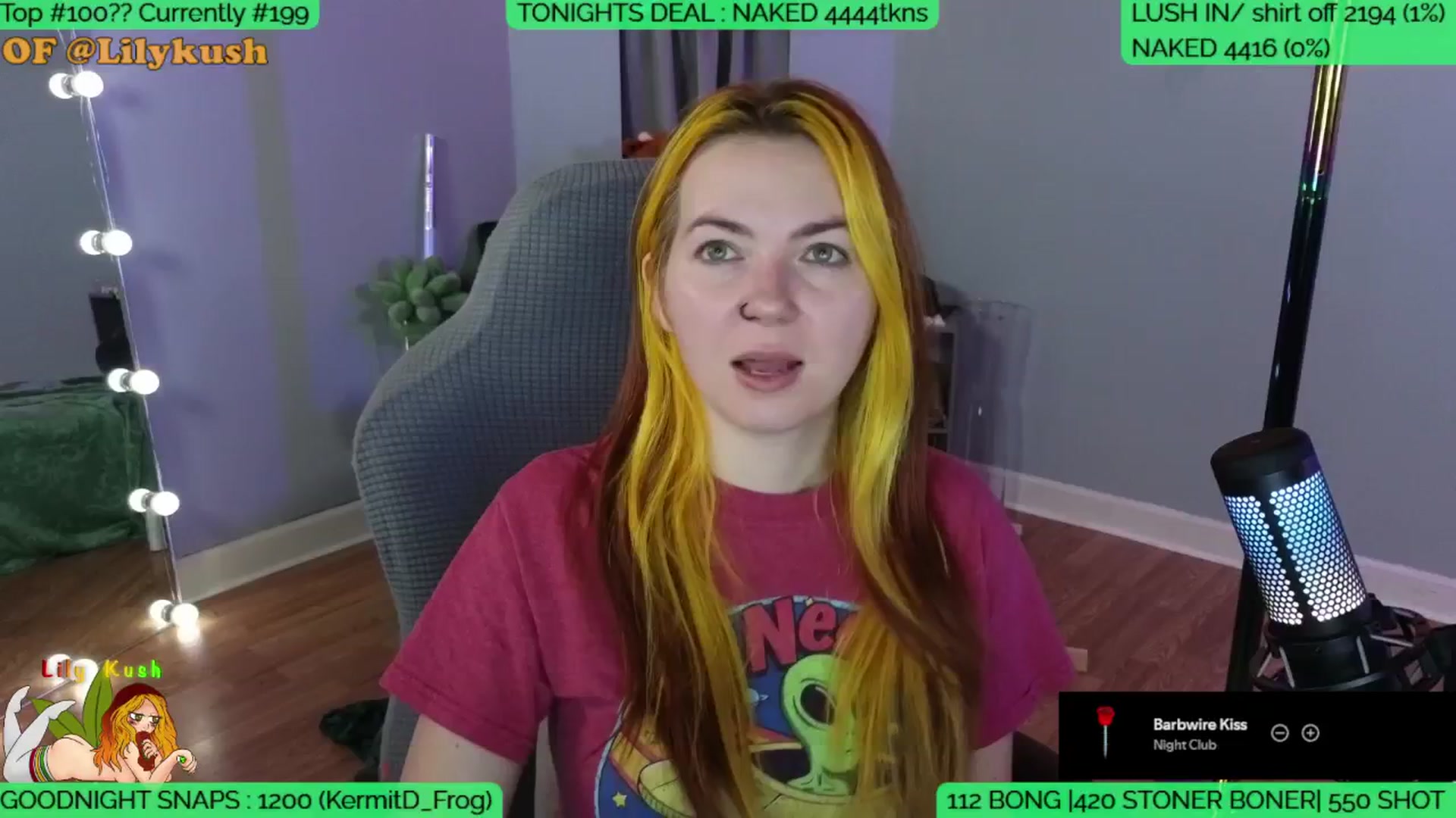 Gallery image thumbnail from BdayLilyKush's myfreecams stream on, 11/02/2025, 21:31 image 2 of 20