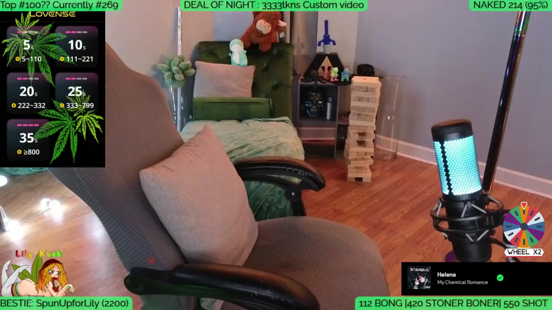 Gallery image thumbnail from BdayLilyKush's myfreecams stream on, 11/16/2025, 07:14 image 7 of 20